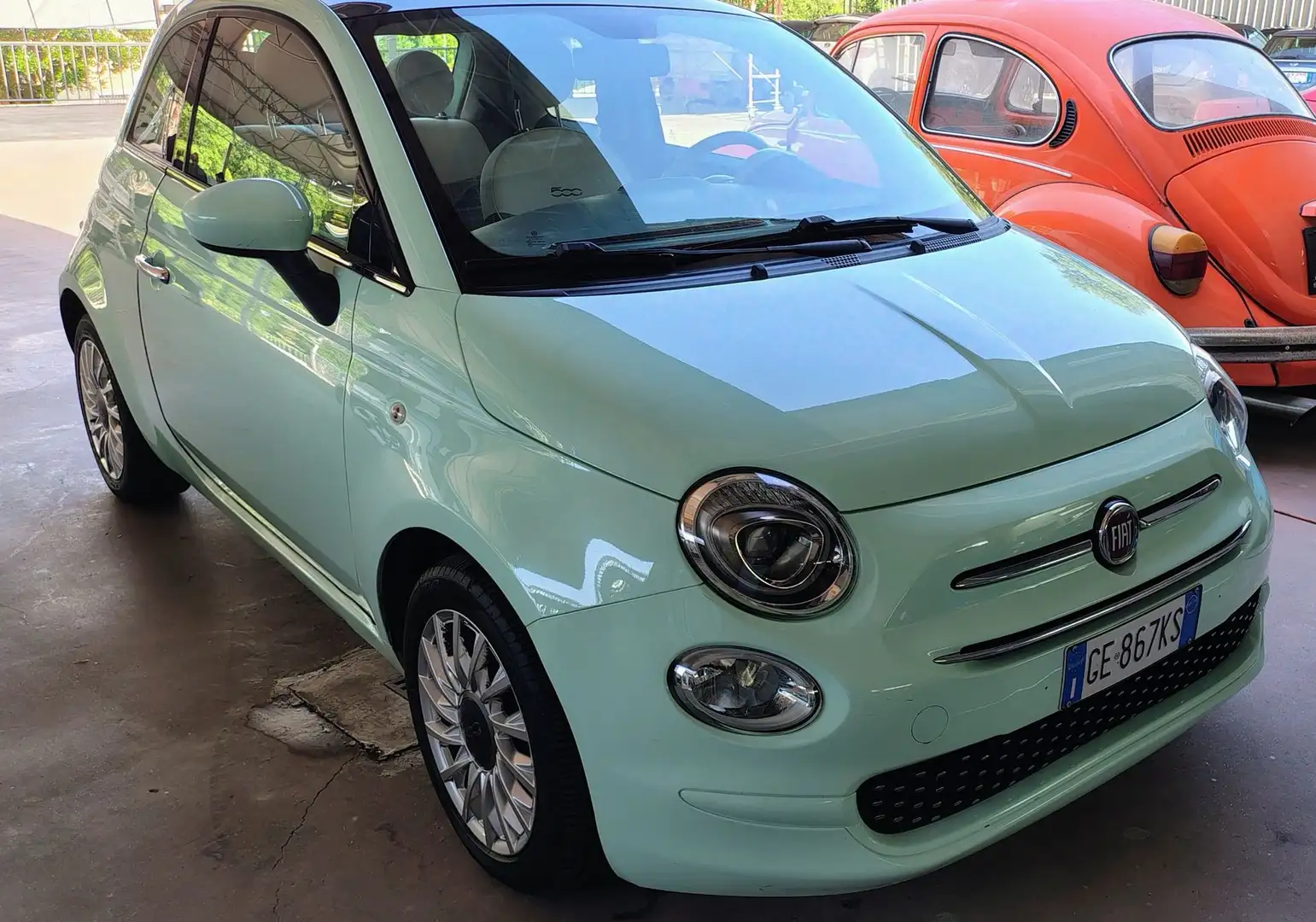 Fiat 500 500 1.2 Lounge Benzina/GPL Verde - 2