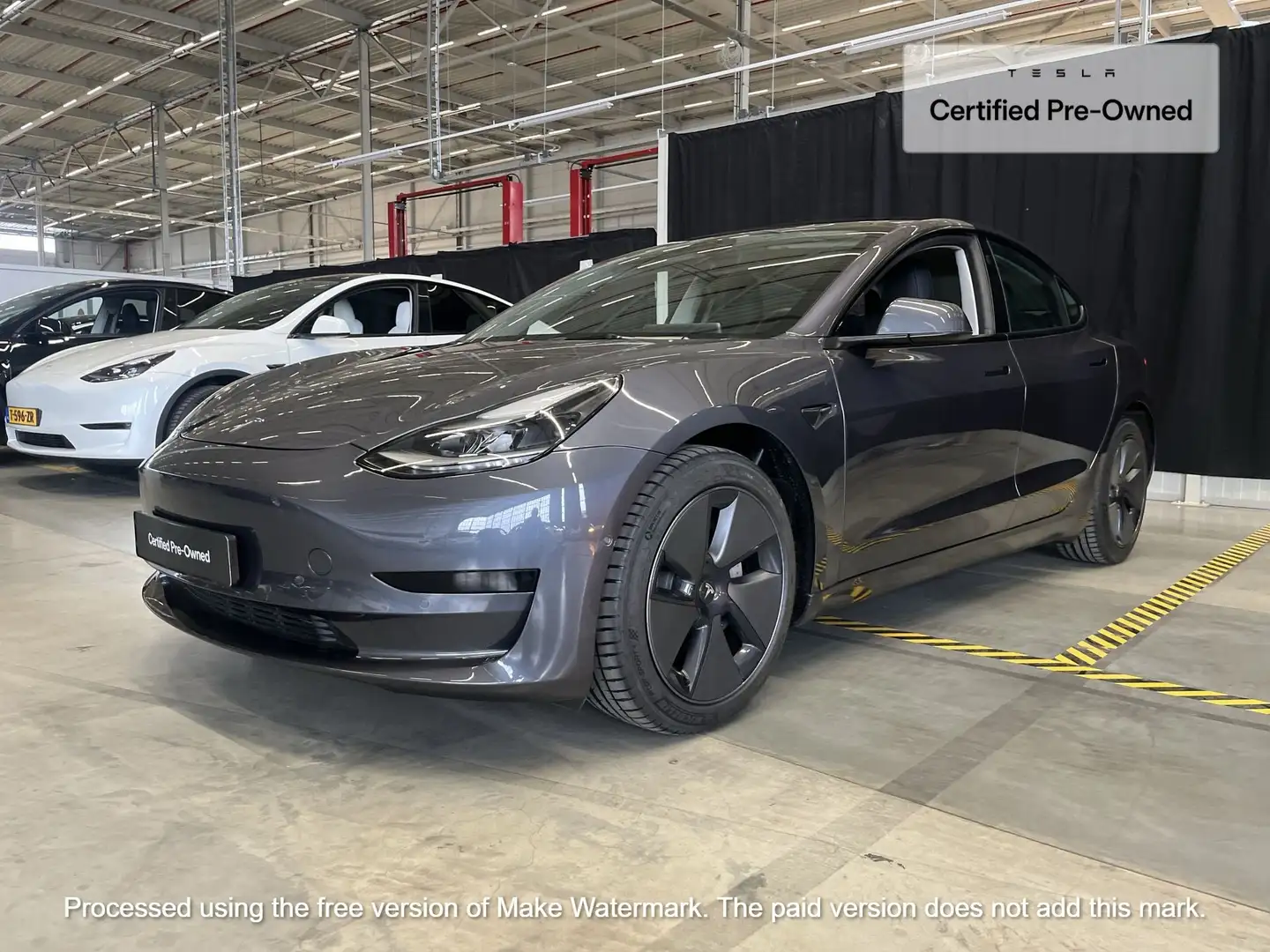 Tesla Model 3 Standard Range/Certified Pre owned Gris - 1