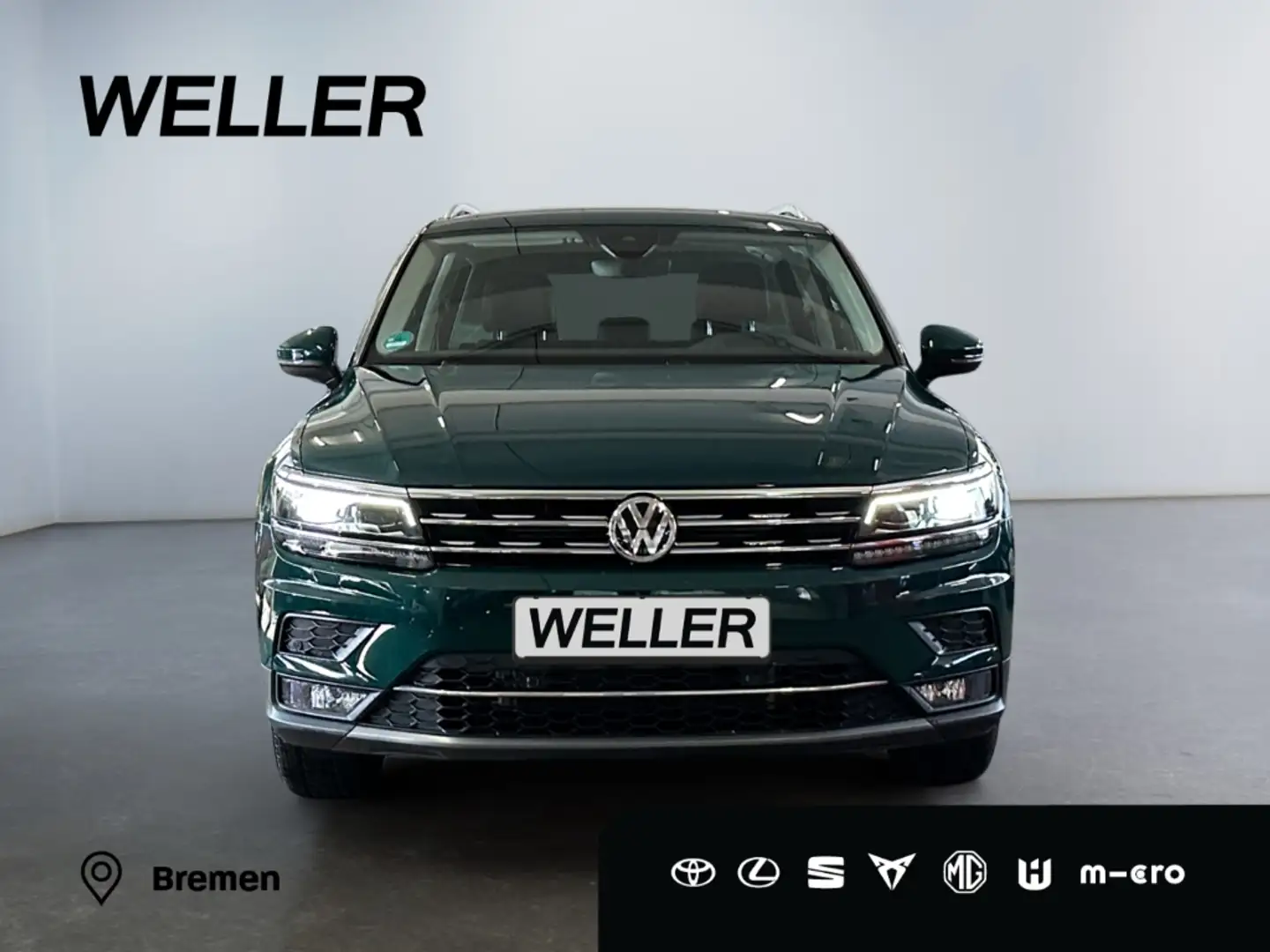 Volkswagen Tiguan 2.0 TSI 4M DSG Highline *HUD*Standhz*Leder* Grün - 2