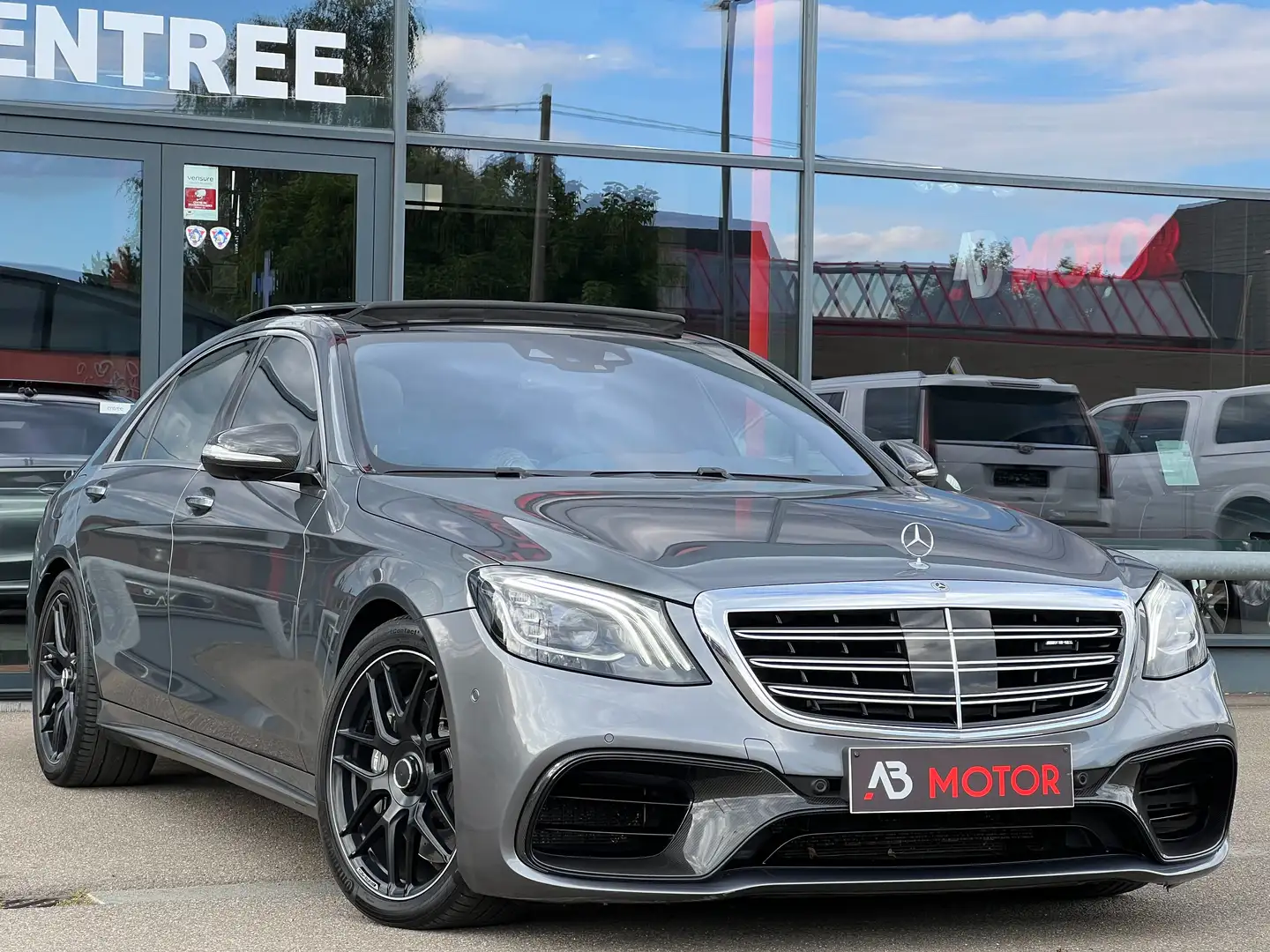 Mercedes-Benz S 63 AMG LONG 4-MATIC DISTRONIC SUSPENSION PANO CARBONE FUL Grau - 1