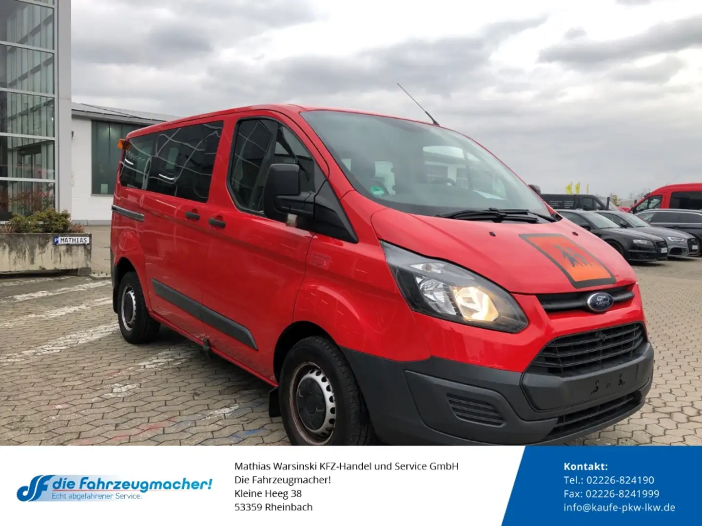 Ford Transit Custom Kombi 300 L1 2.2 TDCi *1454 *EXPORT Rosso - 1