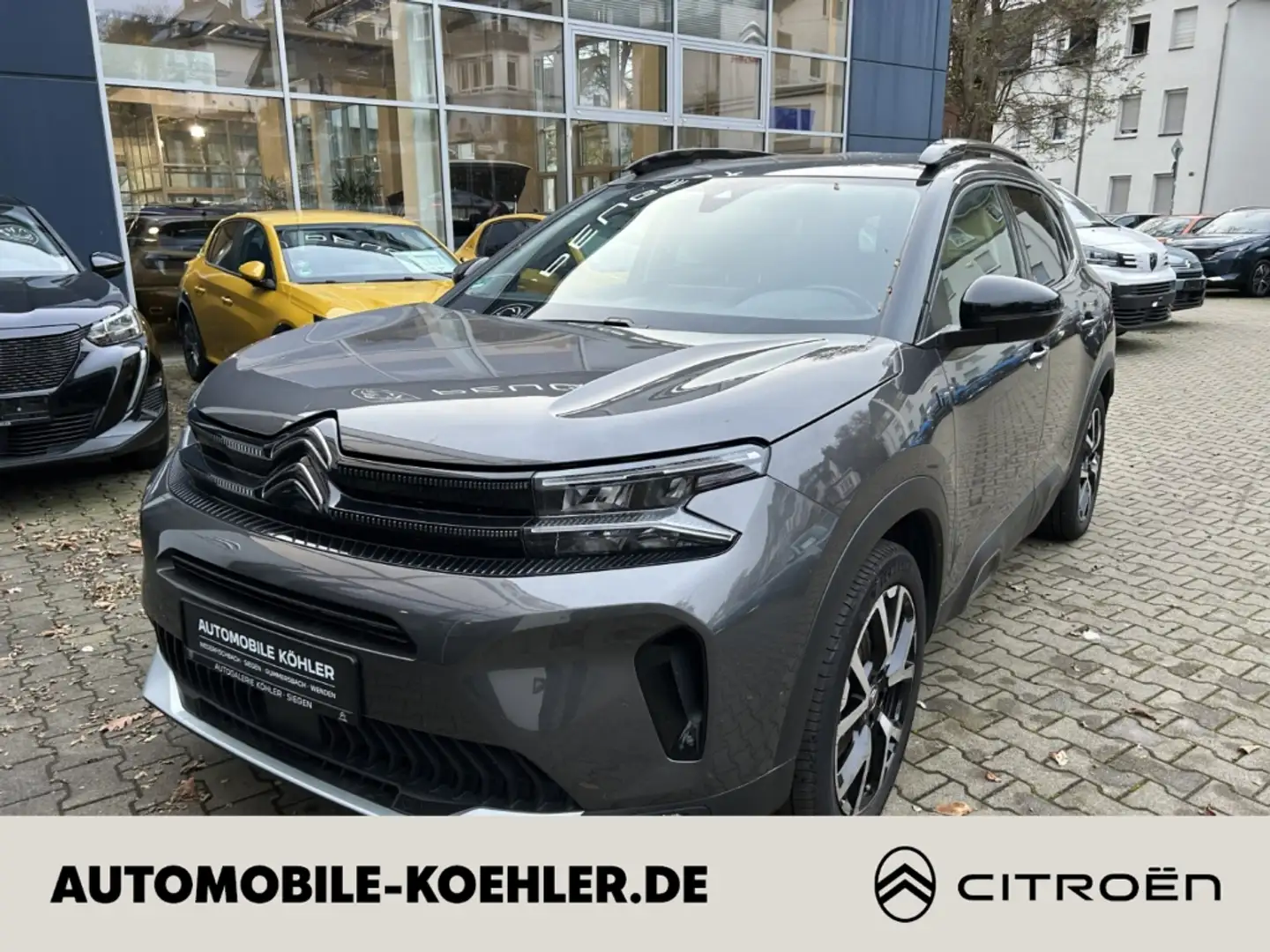 Citroen C5 Aircross Shine Pack Hybrid AHK-abnehmbar Leder 360 Kamera L Gris - 1