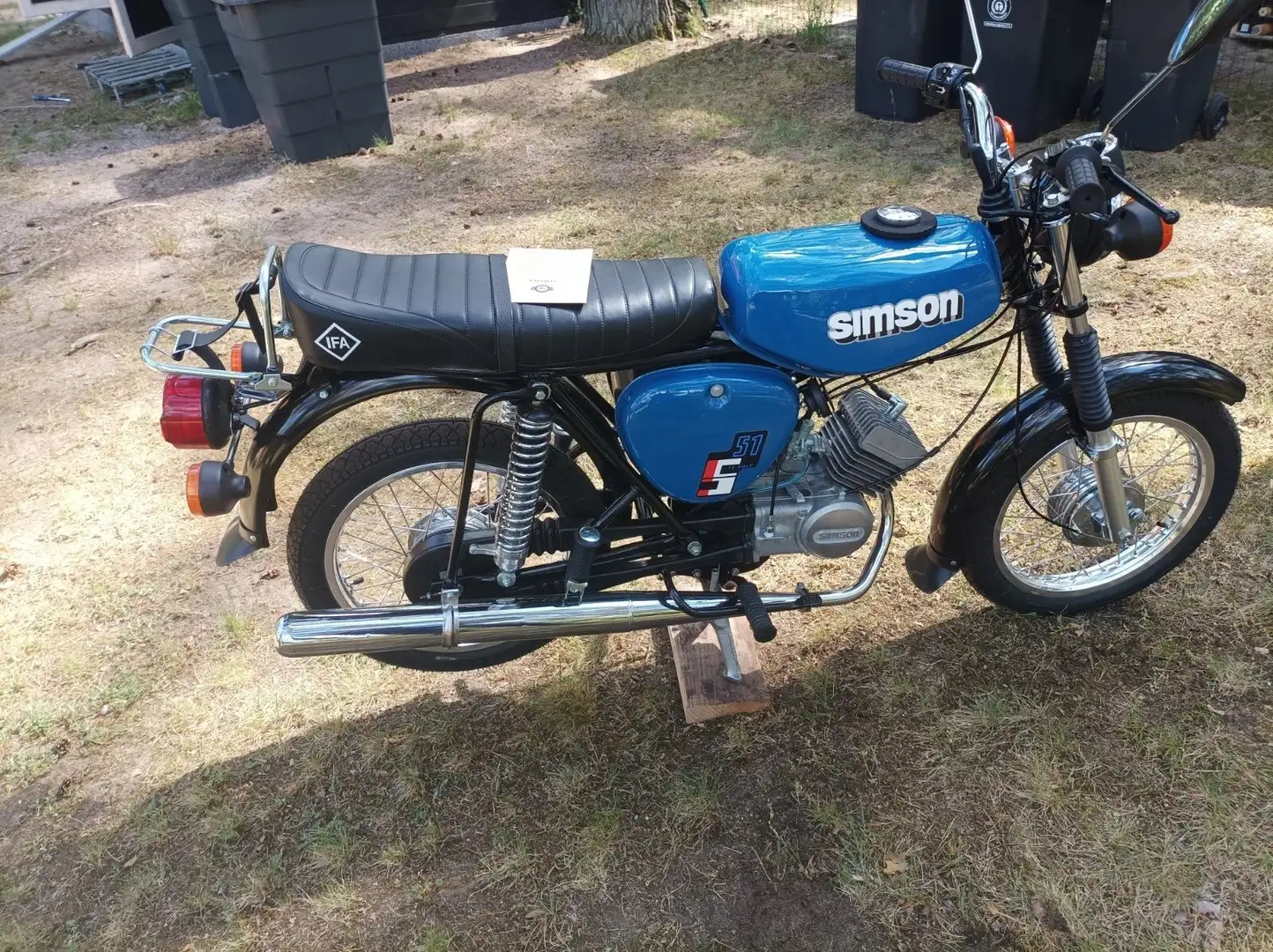 Simson S 51 C1 Bleu - 2