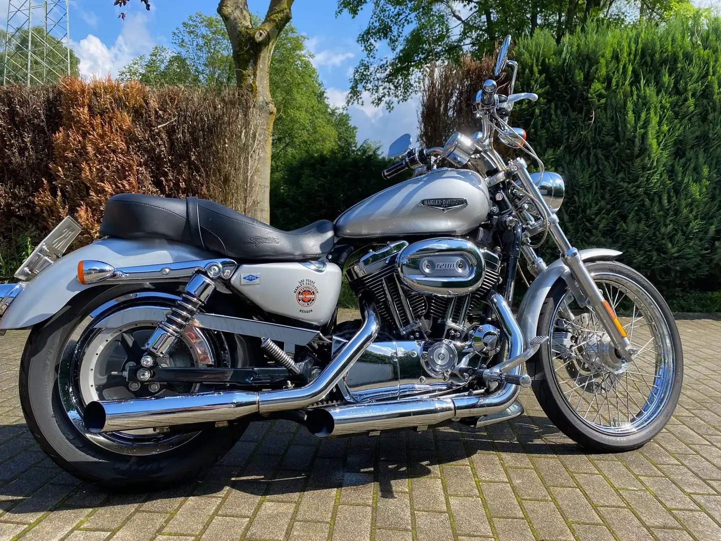 Harley-Davidson 1200 Custom Sportster XL 1200 Silber - 1