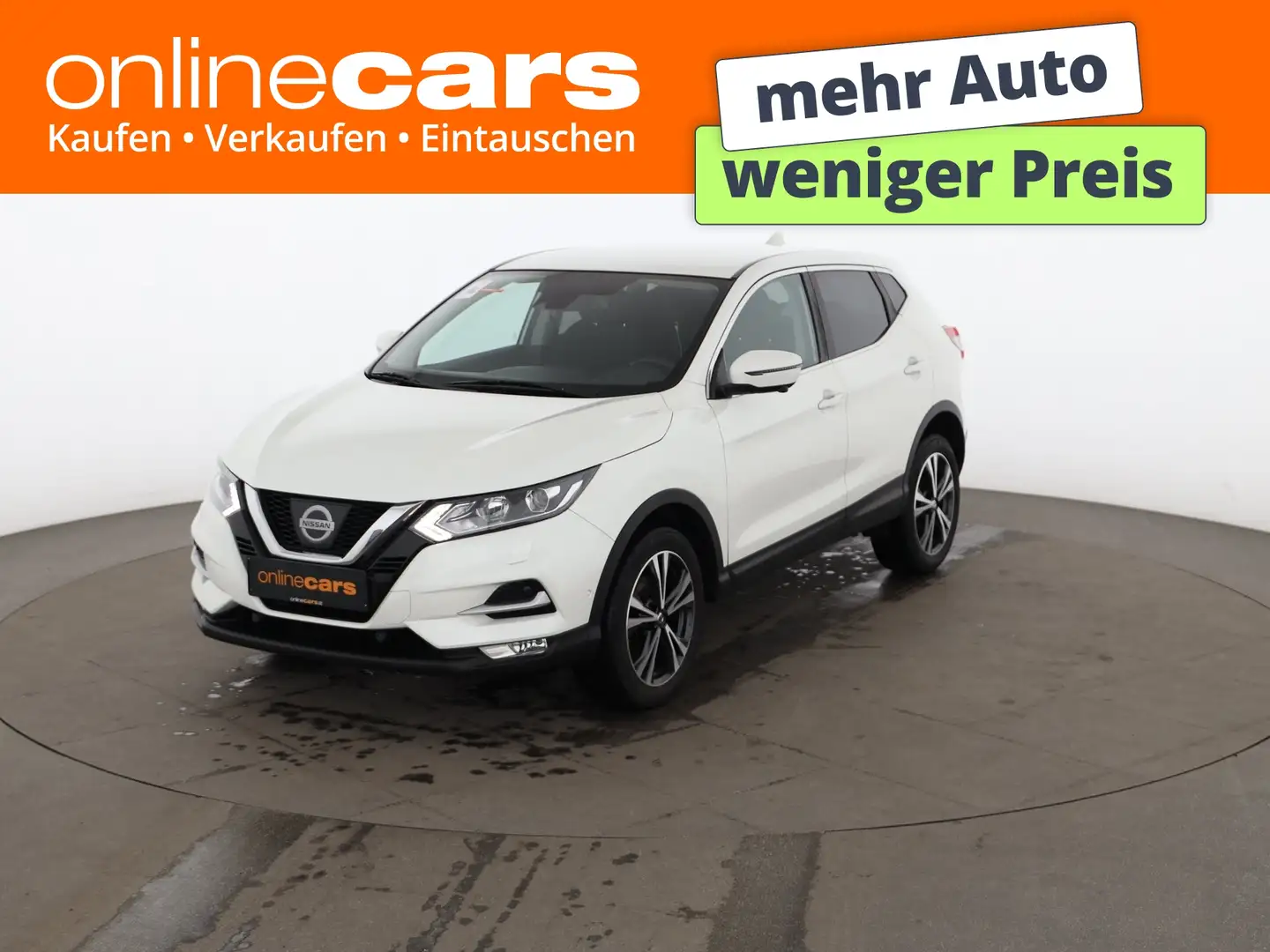 Nissan Qashqai 1.6 dCi N-Connecta 4x4 360-CAM NAVI TEMP Weiß - 1
