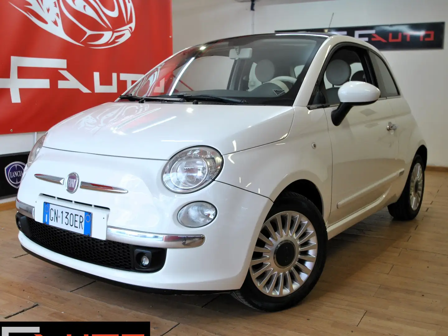 Fiat 500 500 1.2 Lounge 69cv Bianco - 1