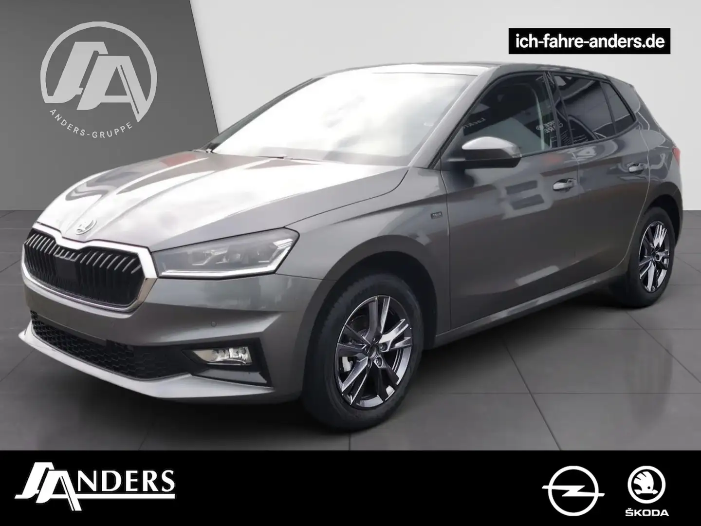 Skoda Fabia Tour 1,0 TSI +FLA+LED+SHZ+SpurH+KeyLess+LM Grau - 1