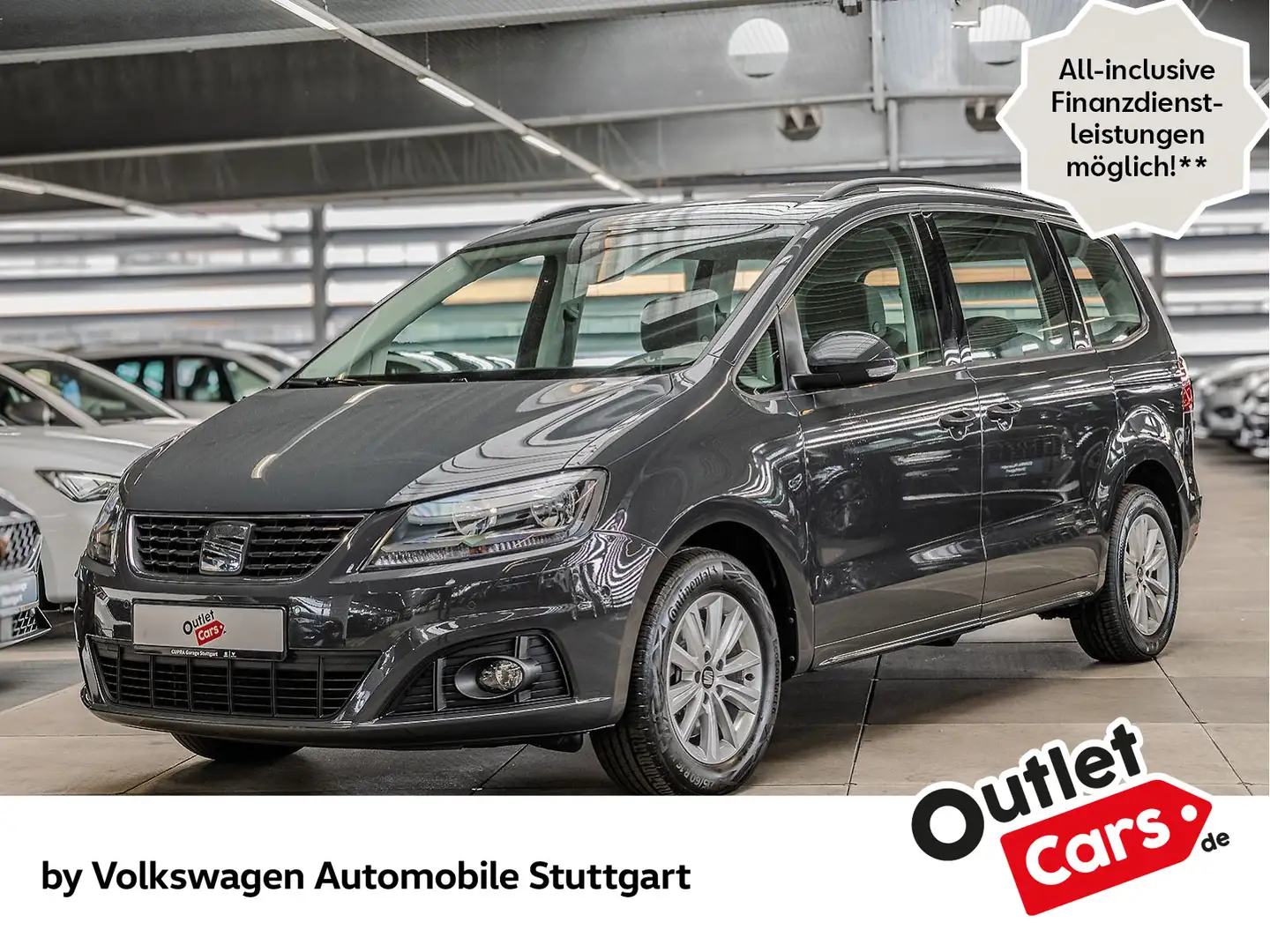 SEAT Alhambra 1.4 TSI Style OPF 110 kW Gris - 1