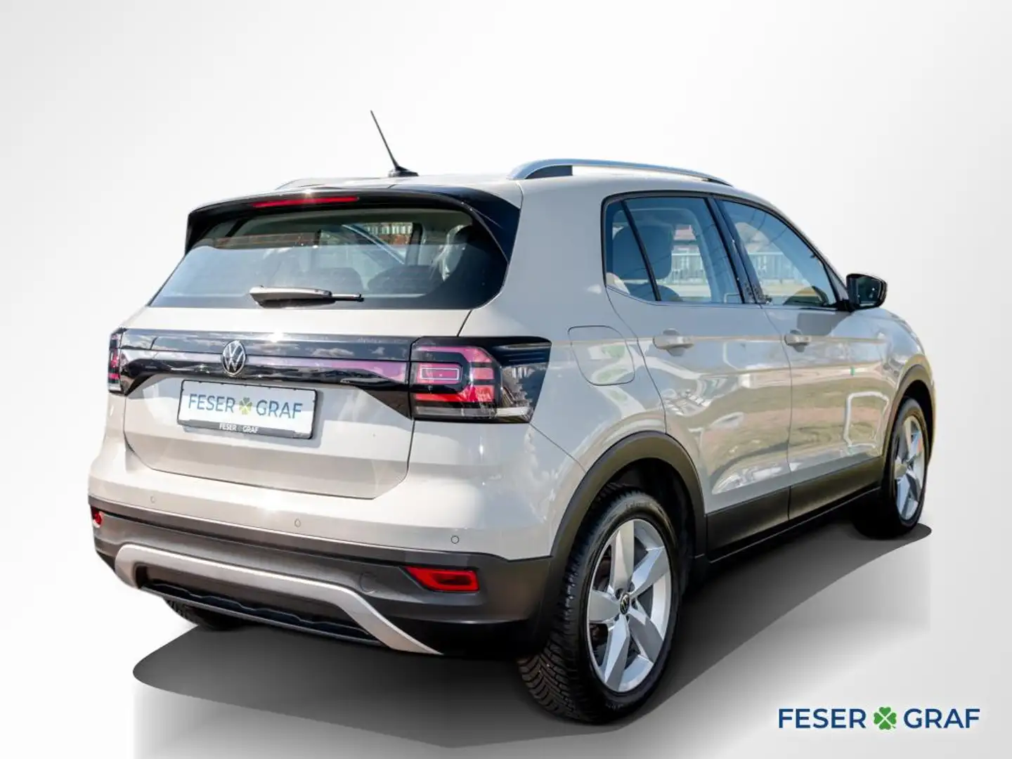 Volkswagen T-Cross Style 1.0 TSI LED/NAVI/APP CONNECT/SHZ Gris - 2