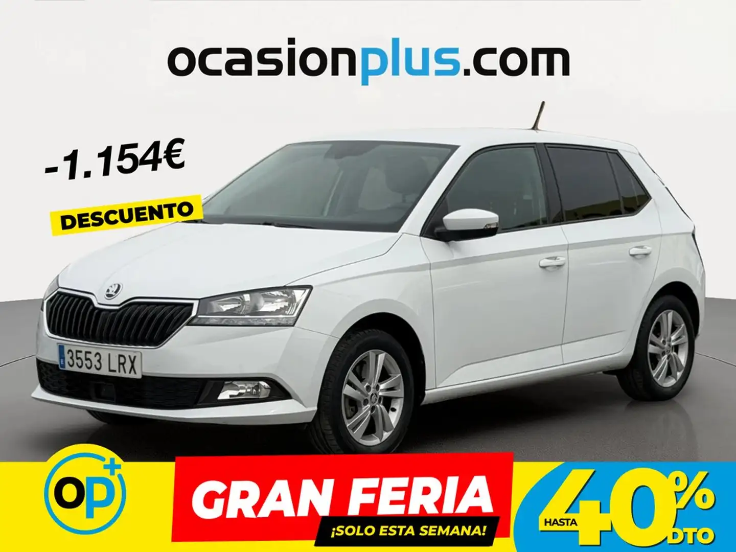 Skoda Fabia 1.0 TSI Ambition Plus DSG 70kW Blanco - 1
