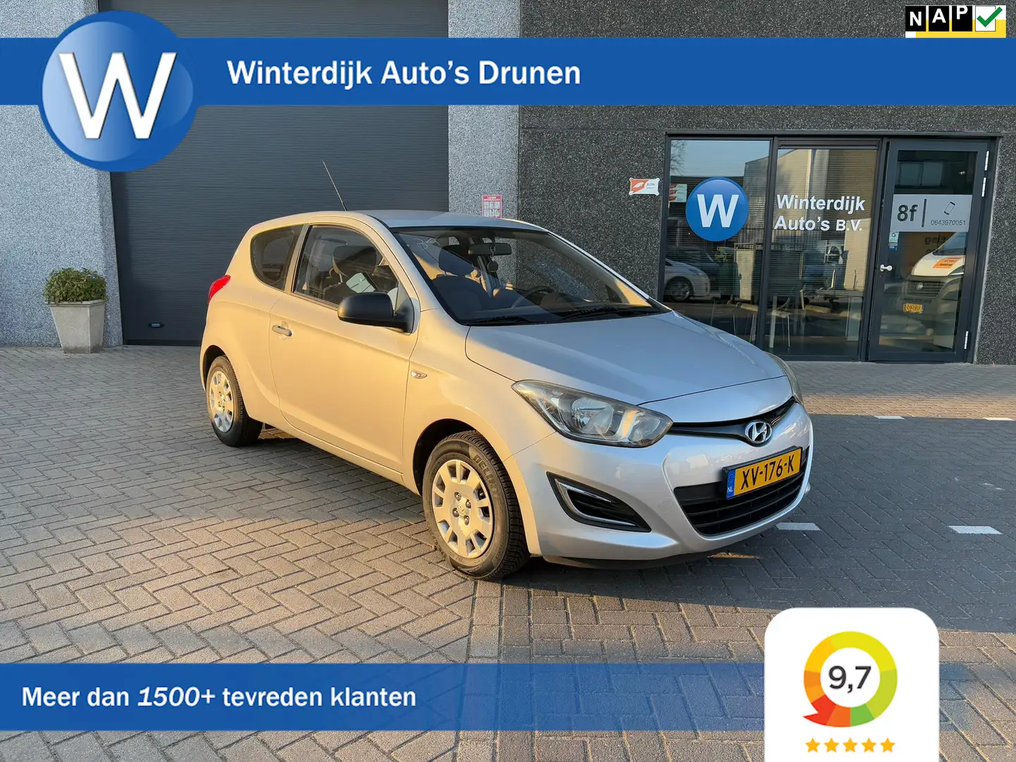 Hyundai i20 1.2i i-Drive Airco l Apk 03-04-2026 Grijs - 1