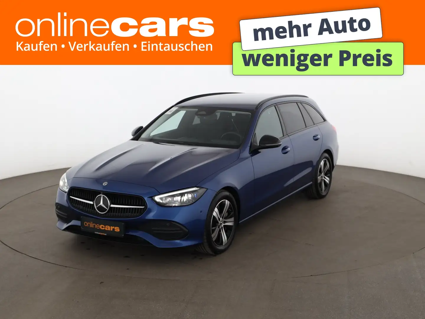 Mercedes-Benz C 220 d T Avantgarde Aut LED 360-CAM LEDER NAVI Blau - 1