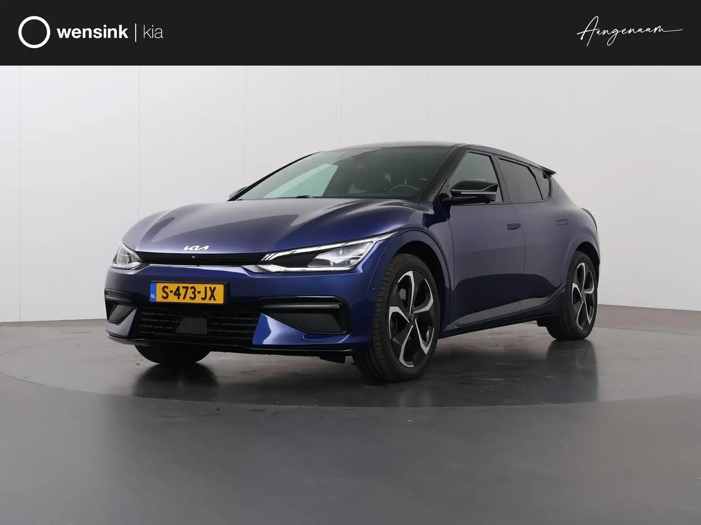 Kia EV6 GT-Line AWD 77.4 kWh | Trekhaak | Navigatie | Park Blauw - 1