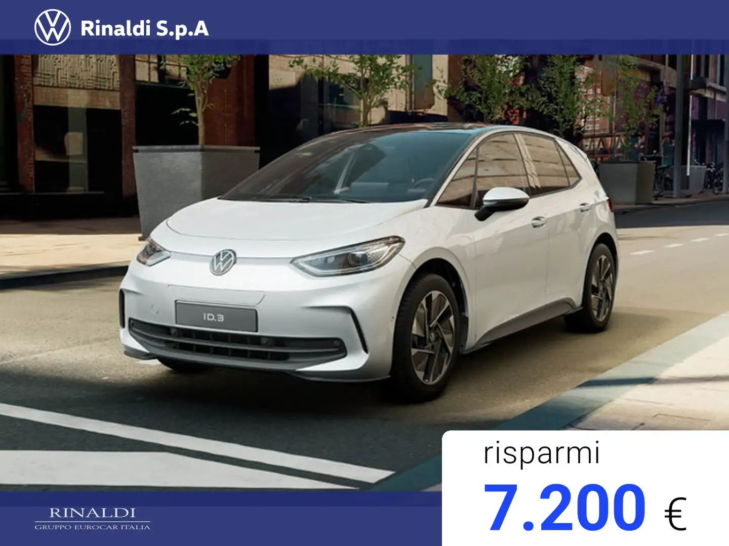 Volkswagen ID.3 59 kwh pro edition plus 204cv Белый - 1