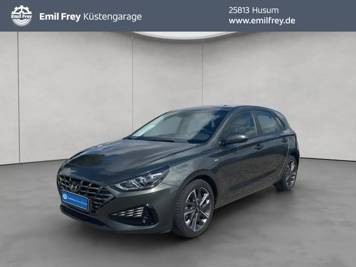 Hyundai i30 1.0 T-GDI Connect & Go, LED, NAVI Grijs - 1