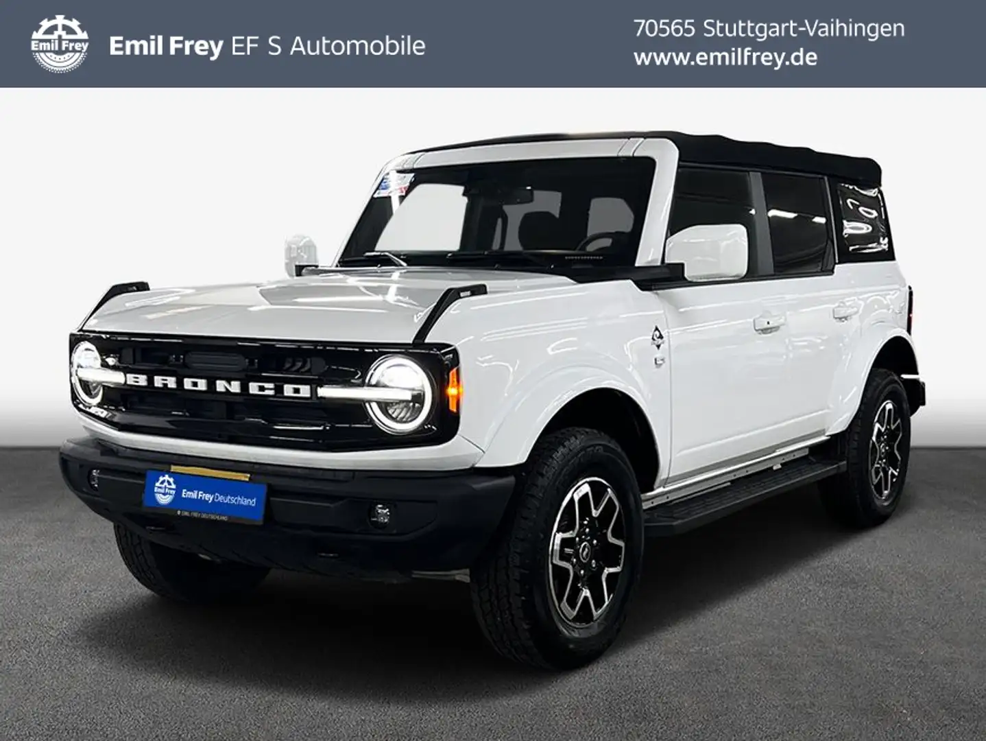 Ford Bronco 2,3T Outerbanks Softop Navi AHK Weiß - 1