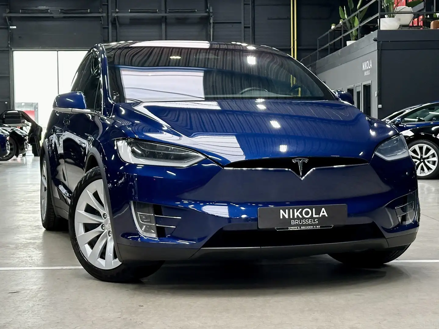 Tesla Model X 75D - 5 SEAT - TOW HOOK Bleu - 1