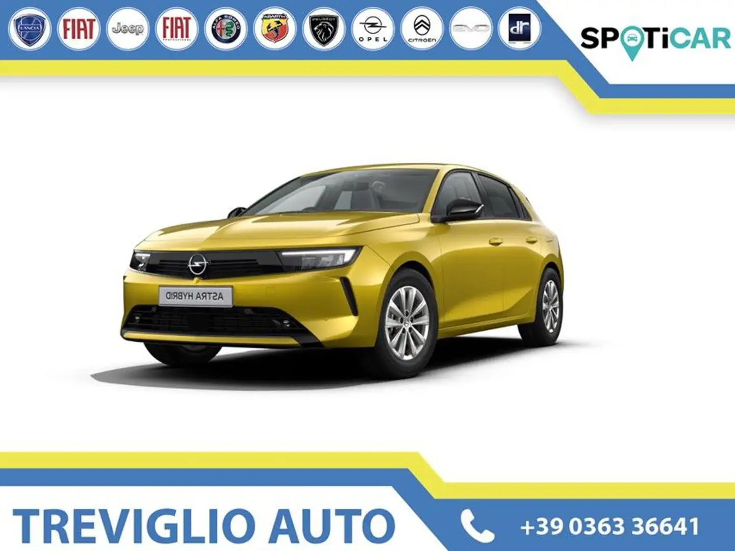 Opel Astra Hybrid 145 CV DCT6 EDITION+GS Giallo - 1