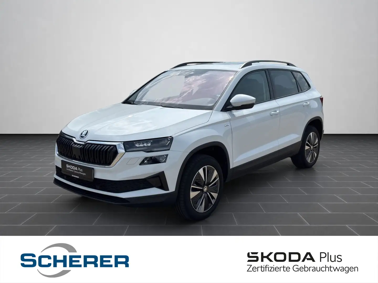 Skoda Karoq 1.5 TSI Tour MATRIX NAVI RFK PANO AHK Blanc - 1