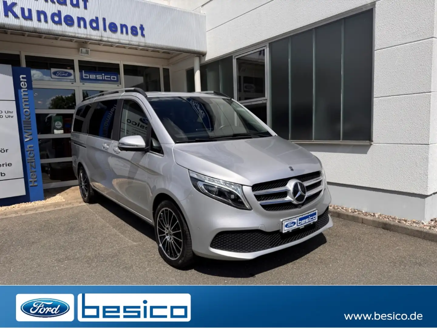 Mercedes-Benz V 300 d Avantgarde Edition 4MATIC lang+AHK+PDC+LMF Silber - 1
