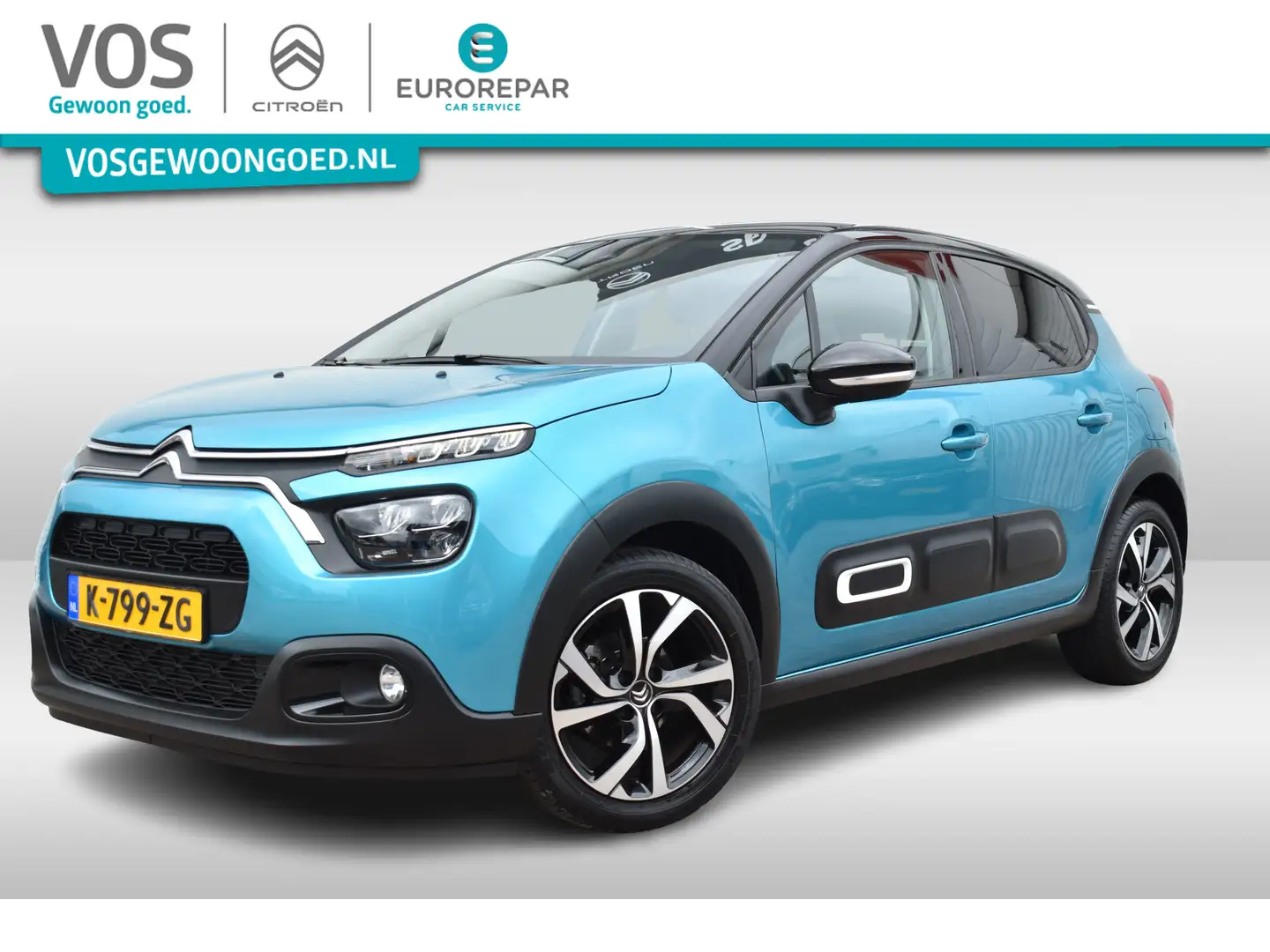 Citroen C3 PureTech 83 Shine Navi | Airco | Camera achter | Blauw - 1