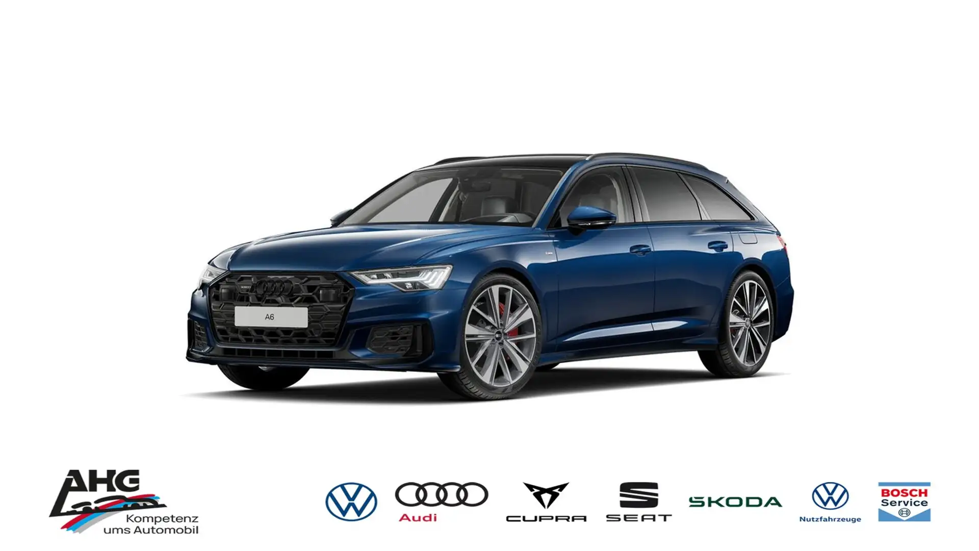 Audi A6 Avant 55 TFSI e quattro S tronic S line Blau - 1