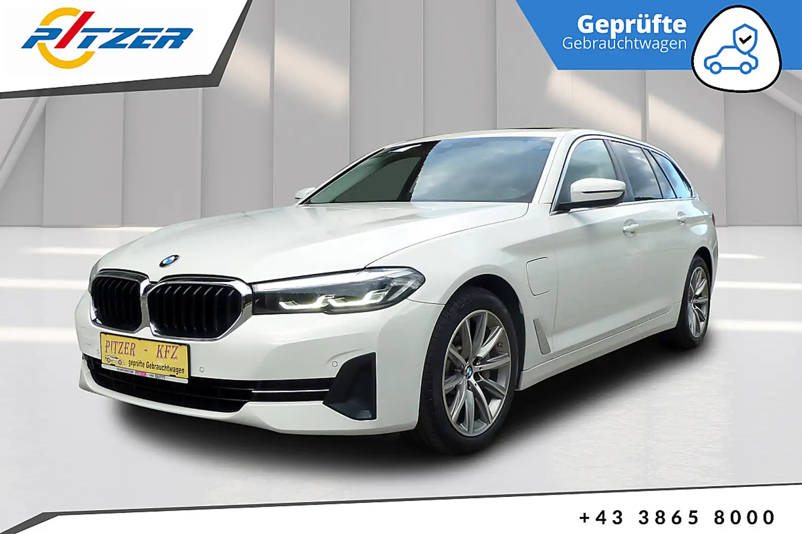 BMW 530 e xDrive Touring Aut. Weiß - 2