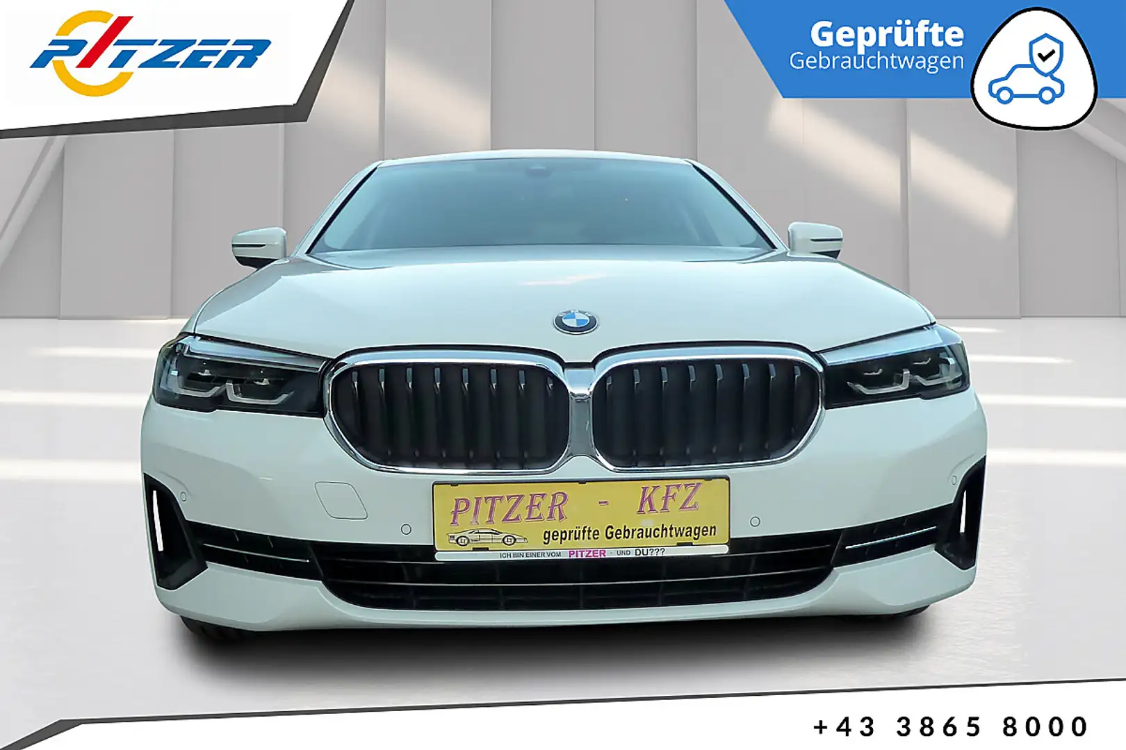 BMW 530 e xDrive Touring Aut. Weiß - 1