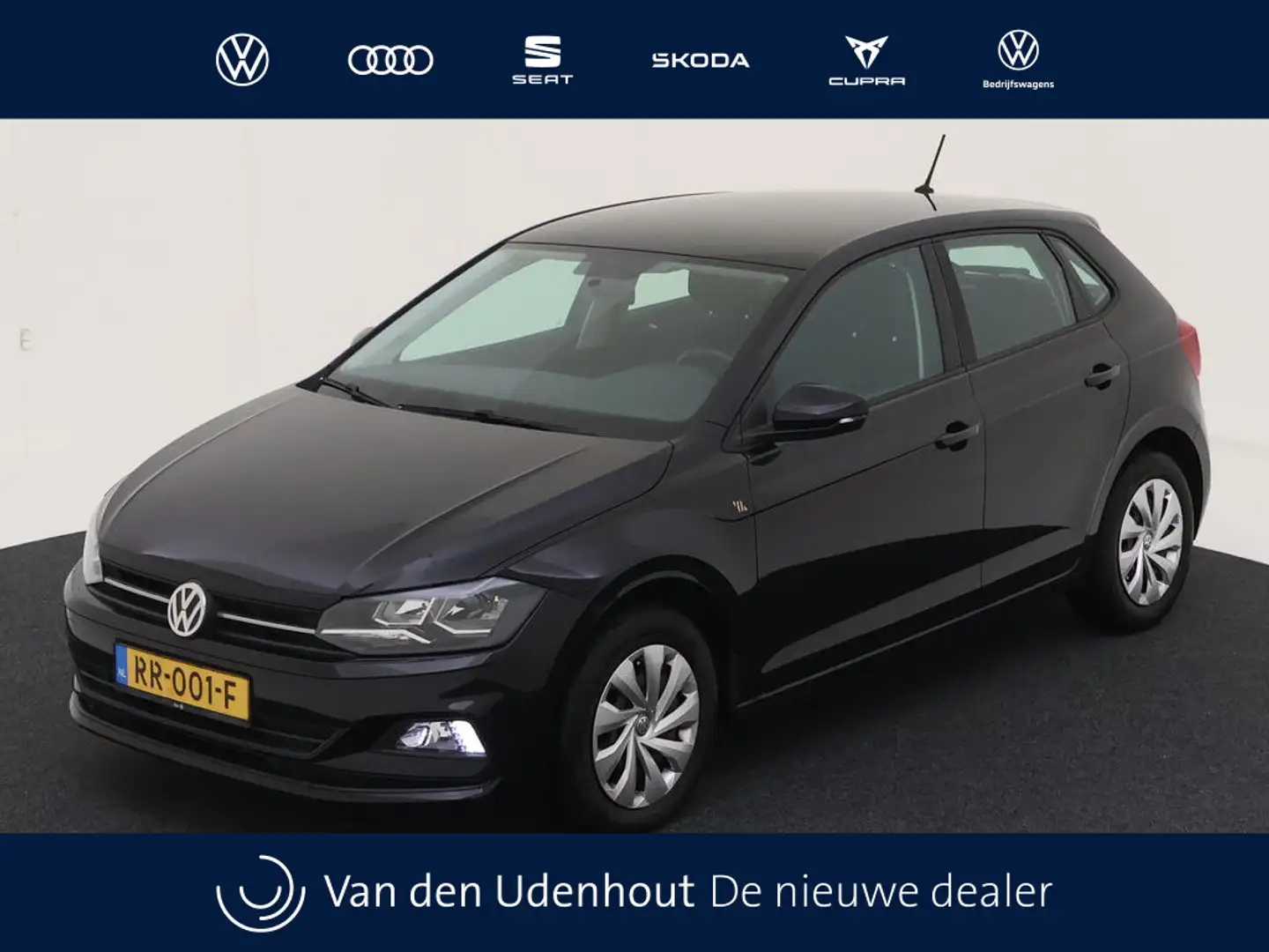 Volkswagen Polo 1.0 TSI Comfortline | App Connect | Adapt. Cruise Zwart - 1