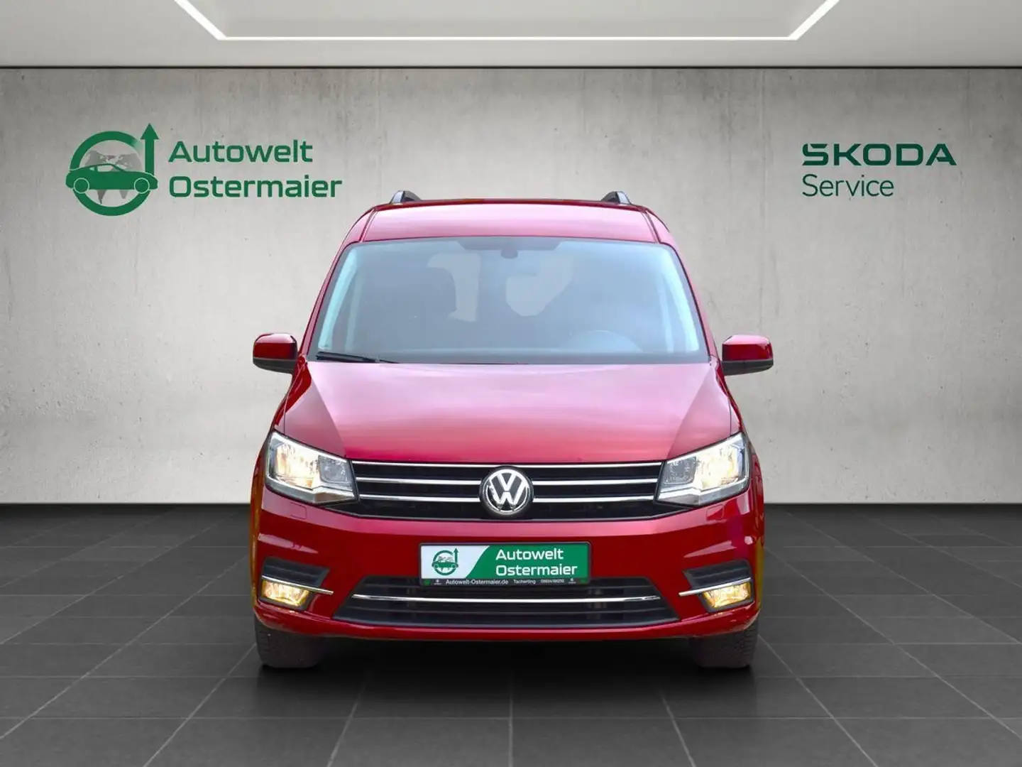 Volkswagen Caddy Maxi Highline 1.4 TSI DSG*Radio*Climatr.* Красный - 2