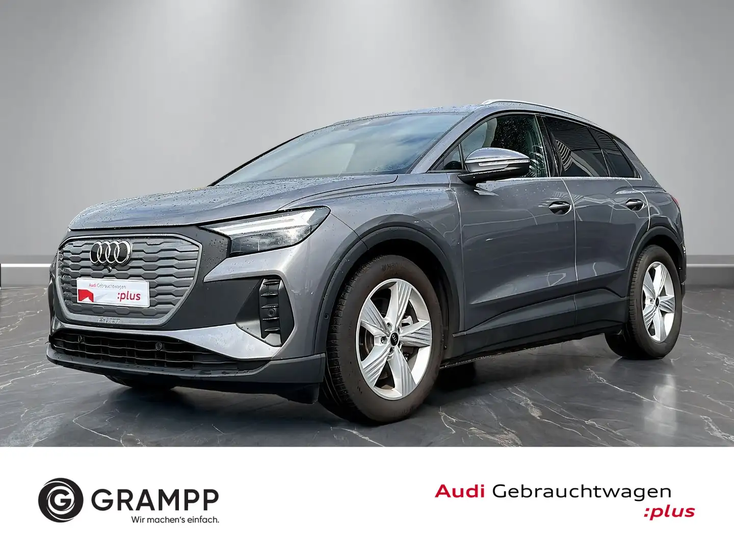 Audi Q4 e-tron 40 +AHK+KAMERA+LED+ASSISTS+ACC+VIRTUAL Grau - 1