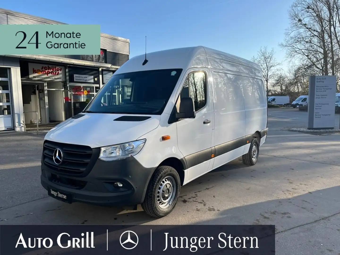 Mercedes-Benz Sprinter 317 Kasten 3665 Navi Klima 360 3Sitze Wit - 2