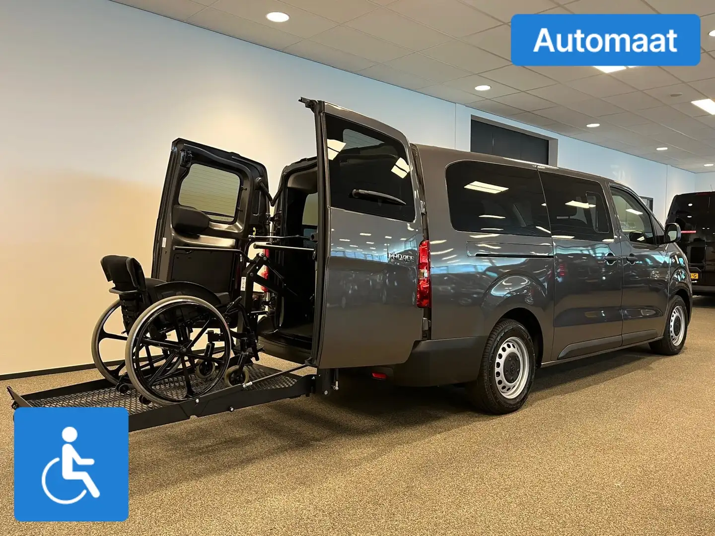 Toyota Proace Verso L2H1 Rolstoelbus Automaat Zelfrijder Grijs - 2