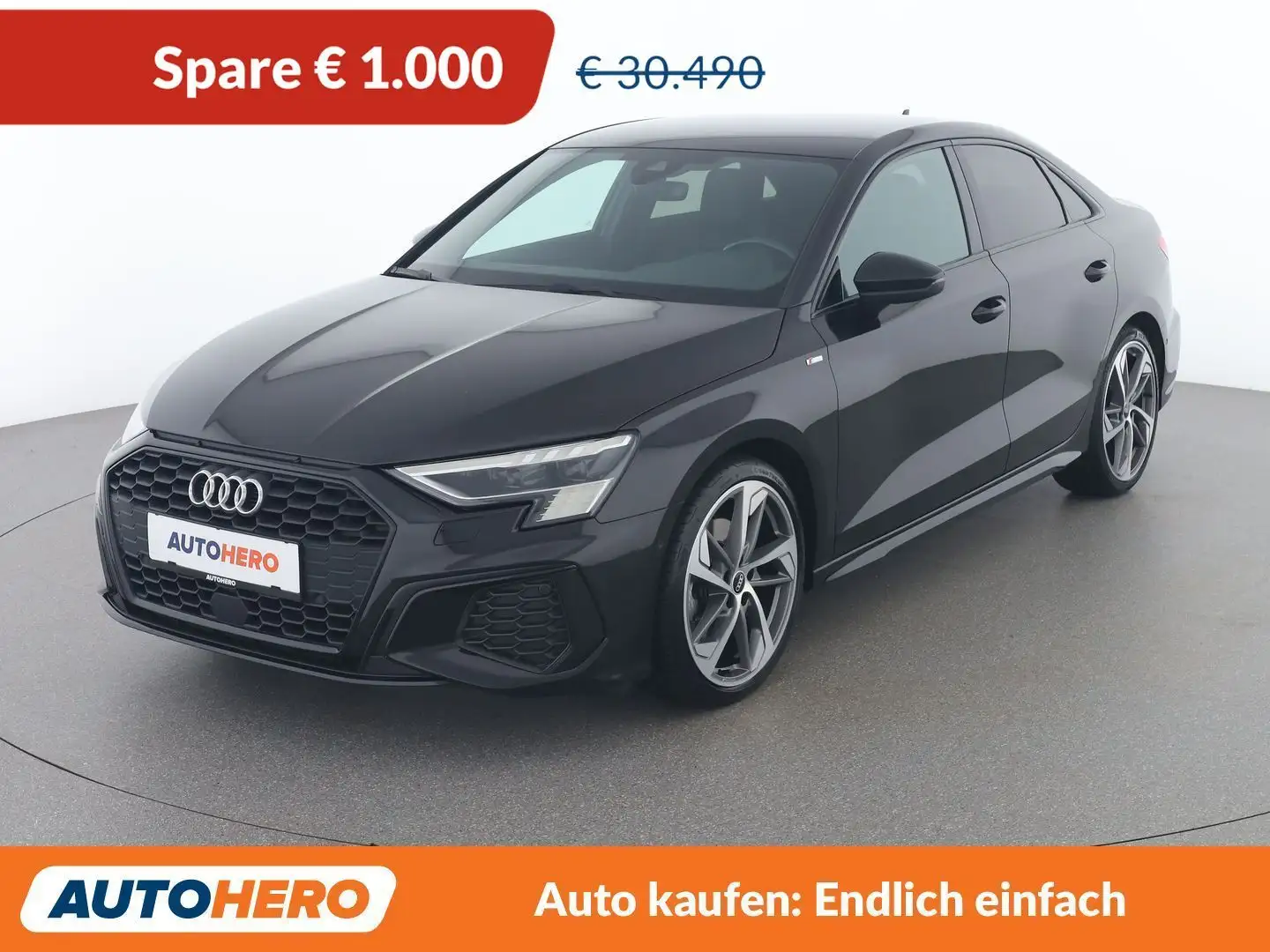 Audi A3 35 TFSI Mild-Hybrid S line Schwarz - 1