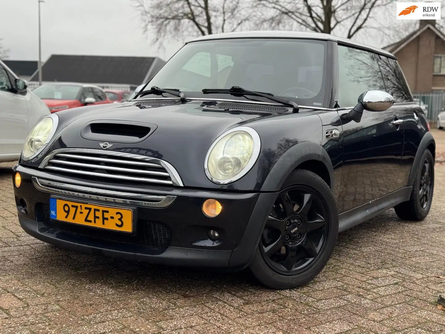 MINI Cooper S Mini 1.6 Park Lane LEER CLIMA APK 10-2026 Zwart - 1