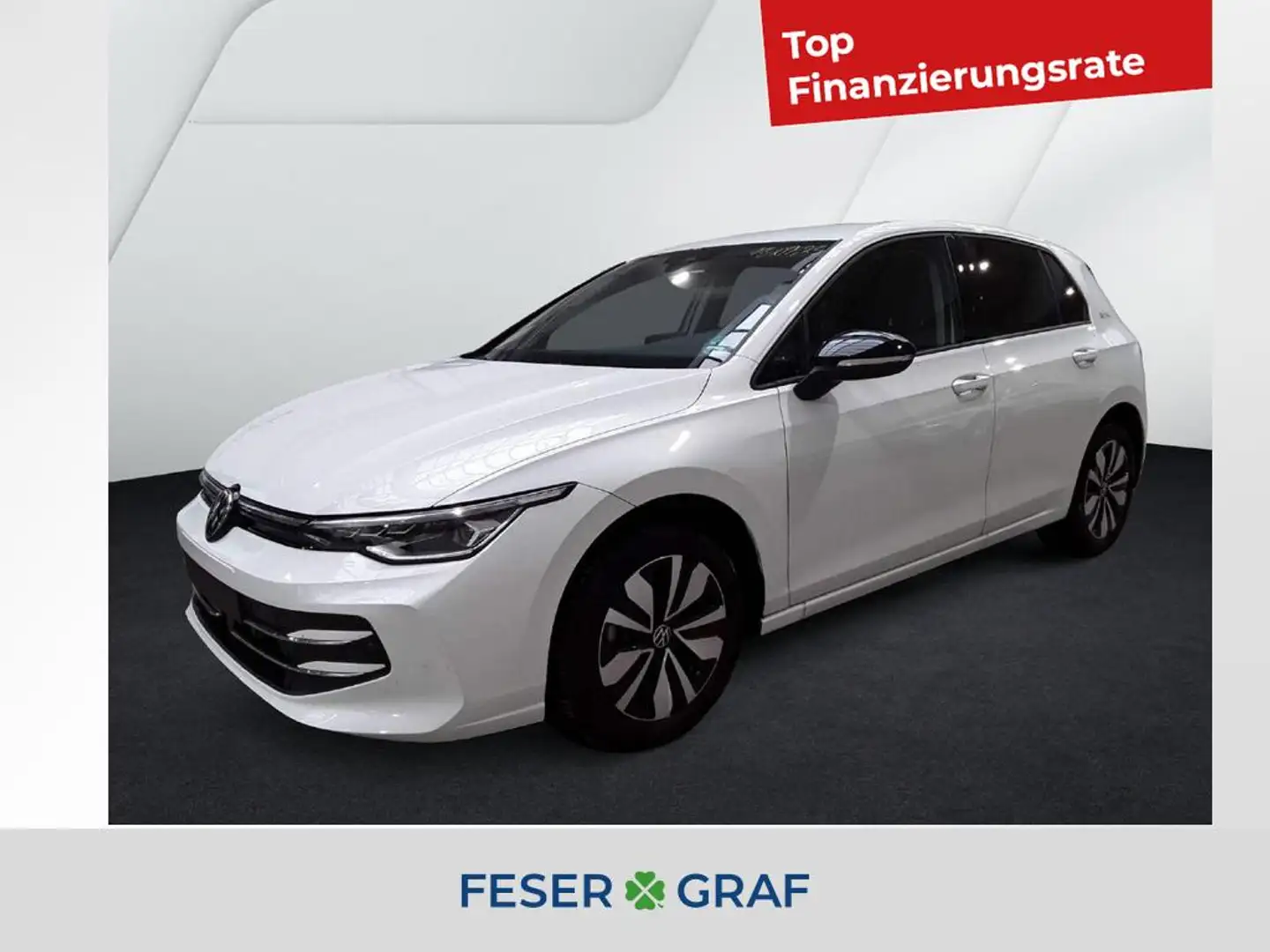 Volkswagen Golf VIII 2.0 TDI Goal DSG ACC/AHK/LED-Plus/SHZ Weiß - 1