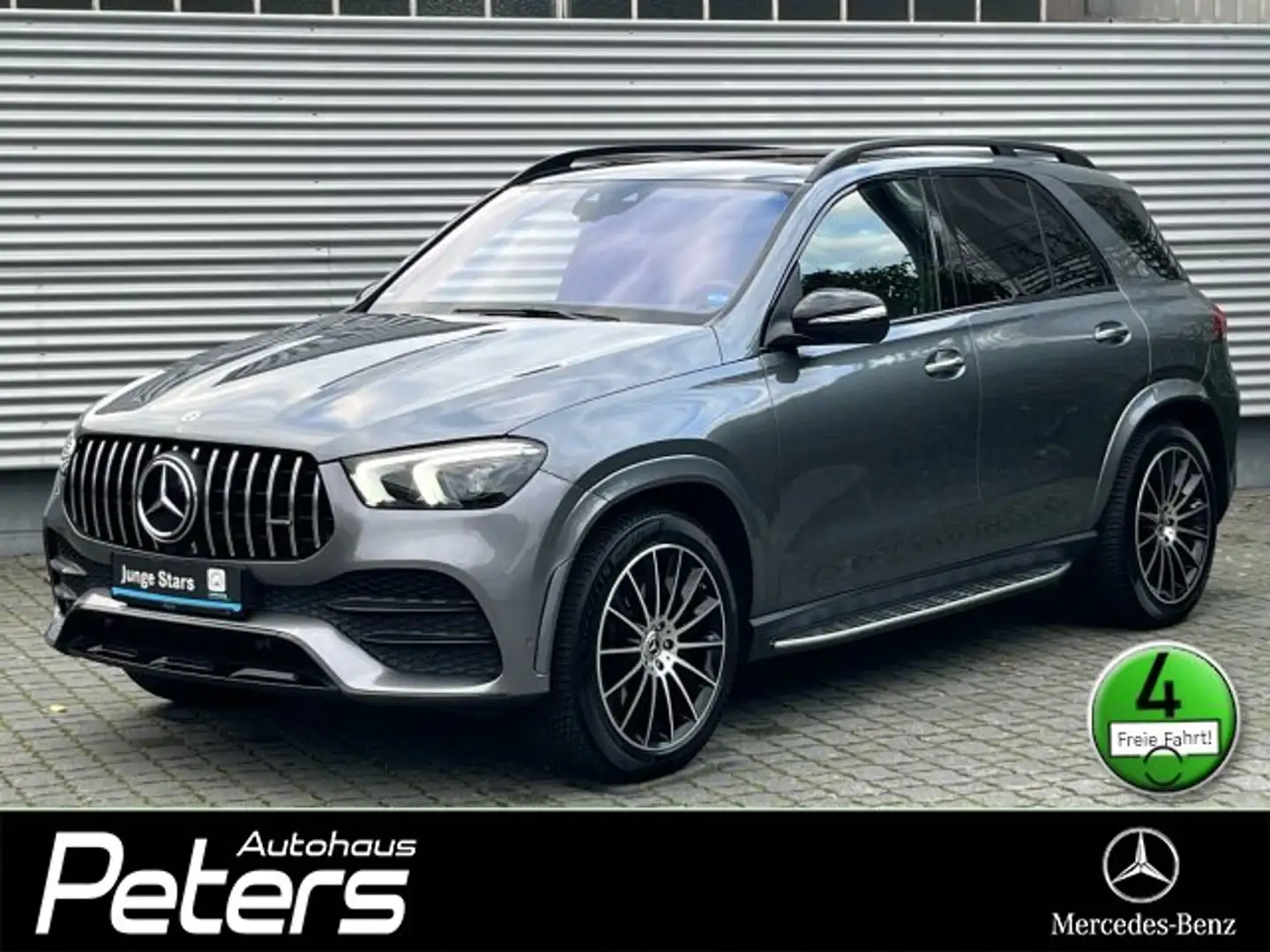Mercedes-Benz GLE 400 GLE 400 d 4M AMG 360°/Distr/AHK/Pano/Airmatic LED Grau - 1