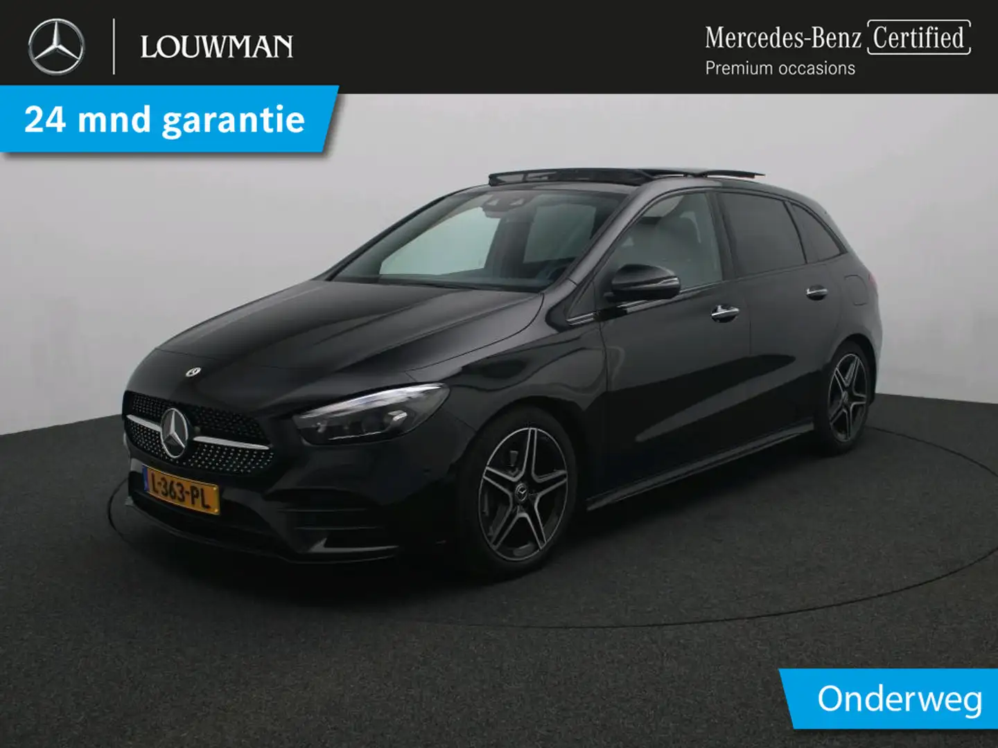Mercedes-Benz B 180 Business Solution AMG | Trekhaak | AMG Line | Nigh Zwart - 1