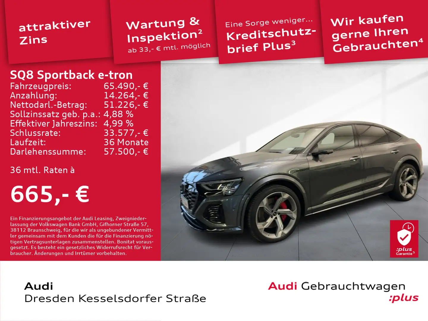 Audi Q8 370 kW Grau - 1