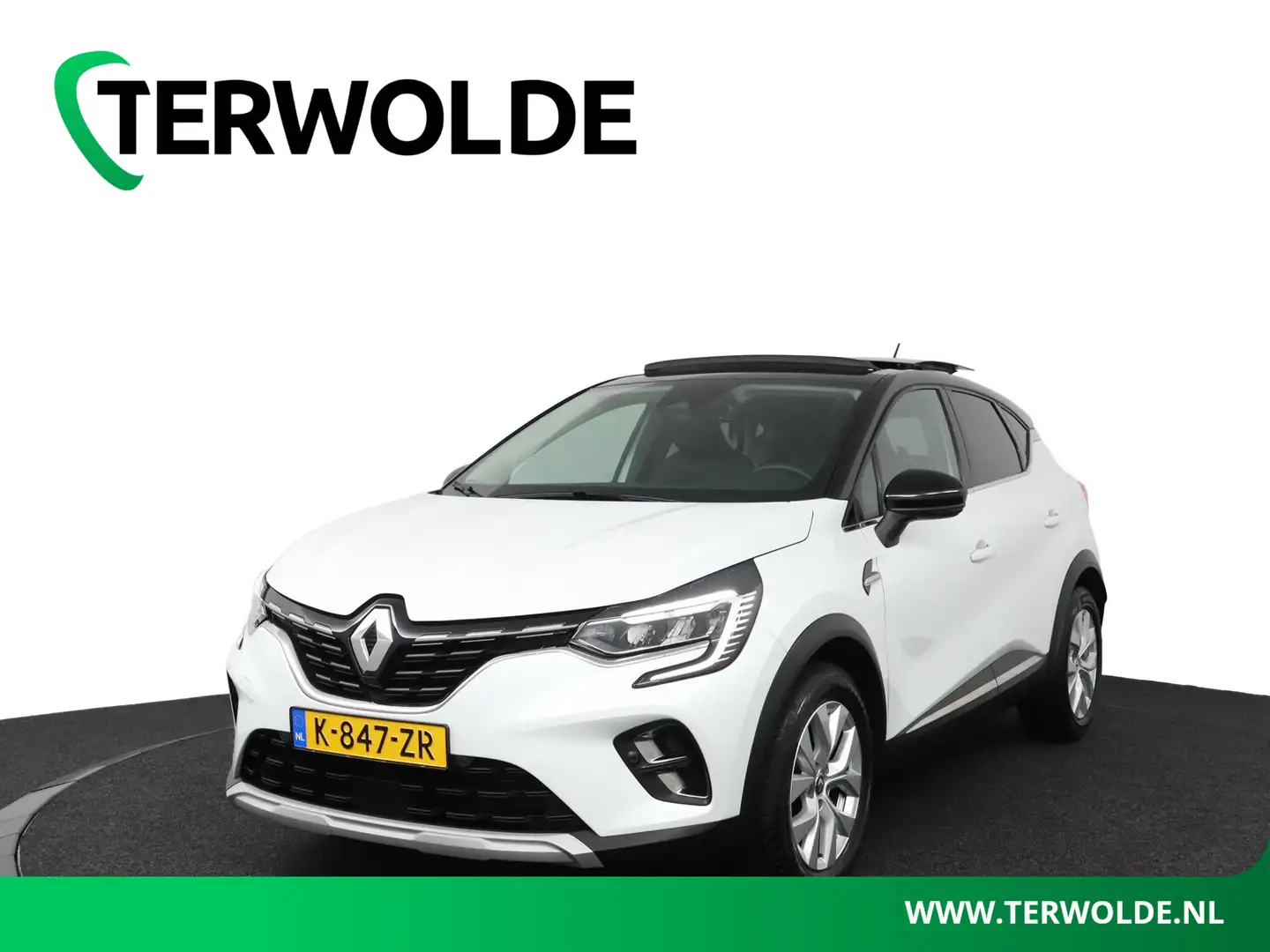 Renault Captur 1.0 TCe 90 Intens Climate Control | Schuif-kantel Wit - 1