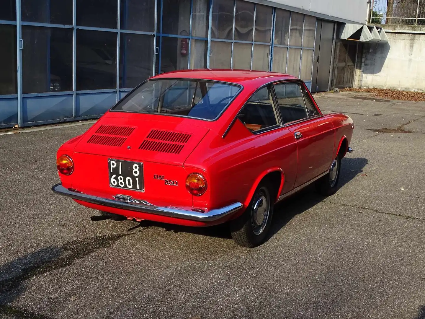 Fiat 850 coupè Czerwony - 2