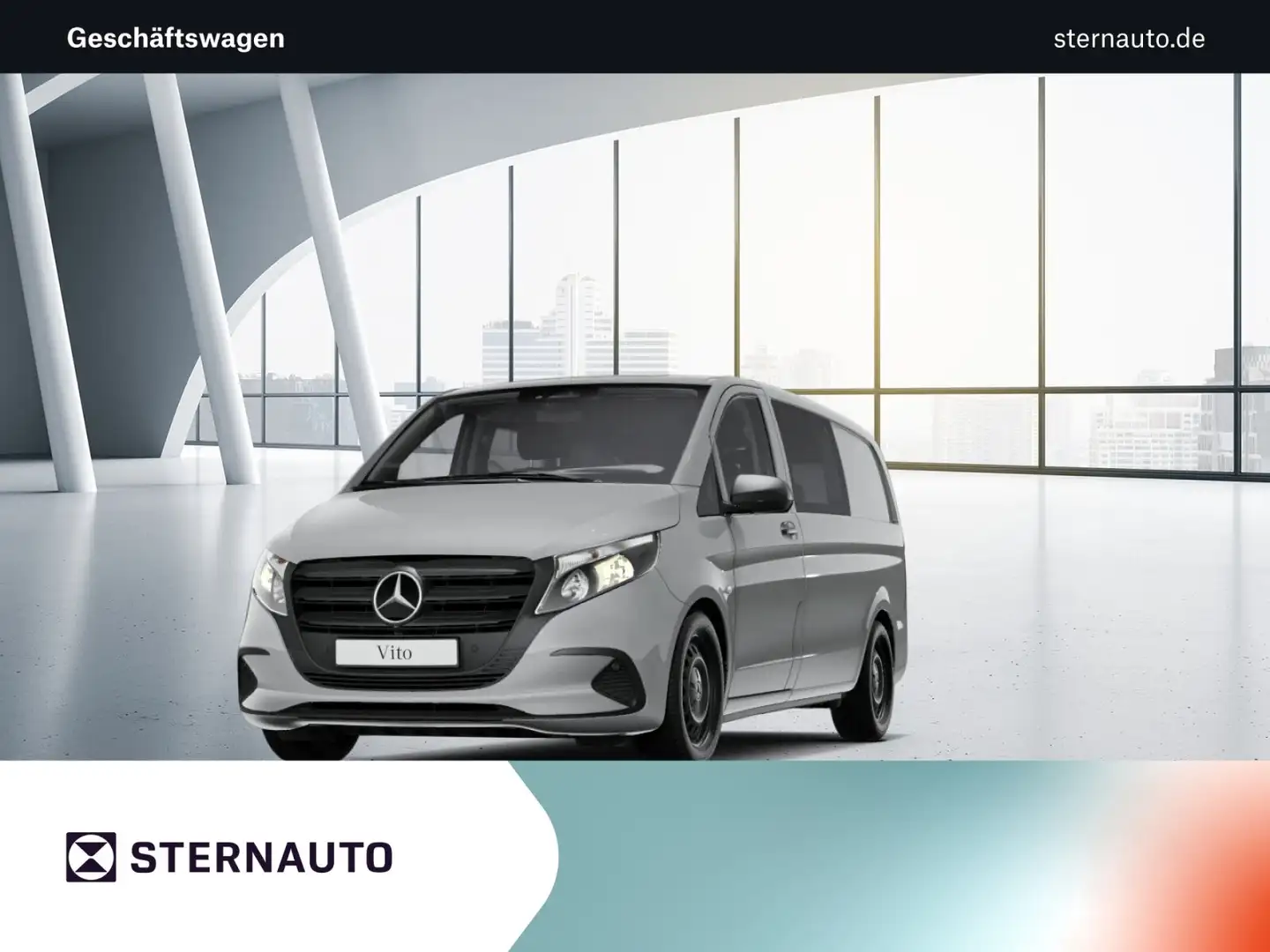 Mercedes-Benz Vito 114CDI Mixto Klima MBUX Kamera Totwinkel Gris - 1