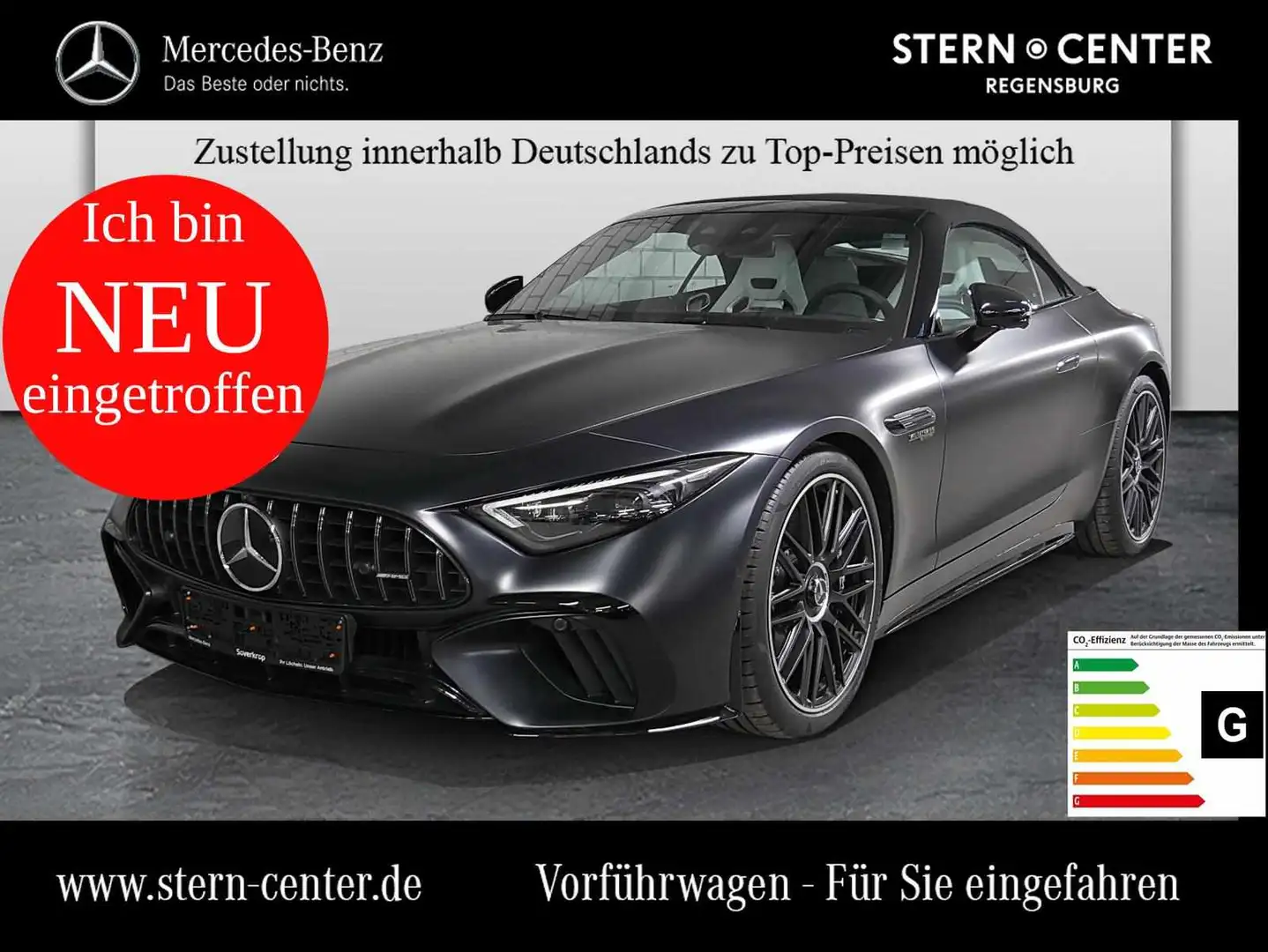 Mercedes-Benz SL 55 AMG 4MATIC+ MBUX Burm Night Amg Schwarz - 1