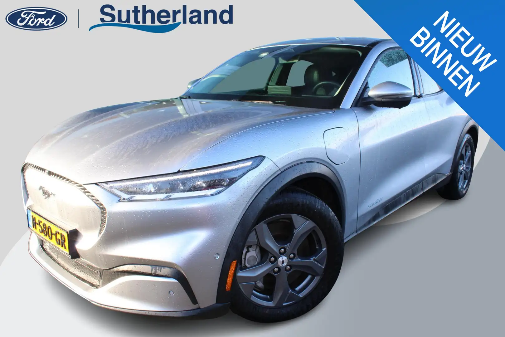 Ford Mustang Mach-E RWD 75 kWh | Trekhaak | Lederen bekleding | Voorru Gris - 1