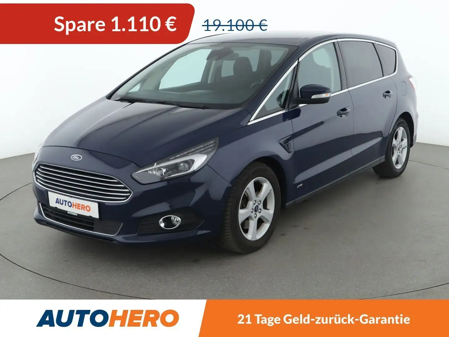 Ford S-Max 2.0 TDCi Titanium 4x4 Aut.*LED*NAVI*ACC*PDC*SHZ* Blue - 1