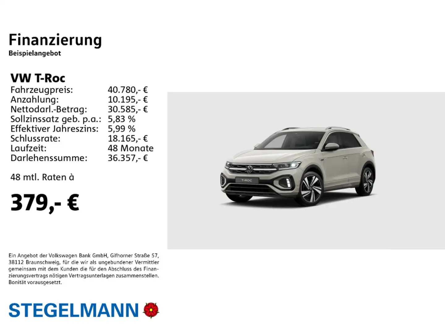 Volkswagen T-Roc 1.5 l TSI OPF 7-Gang-DSG R-Line Grau - 2
