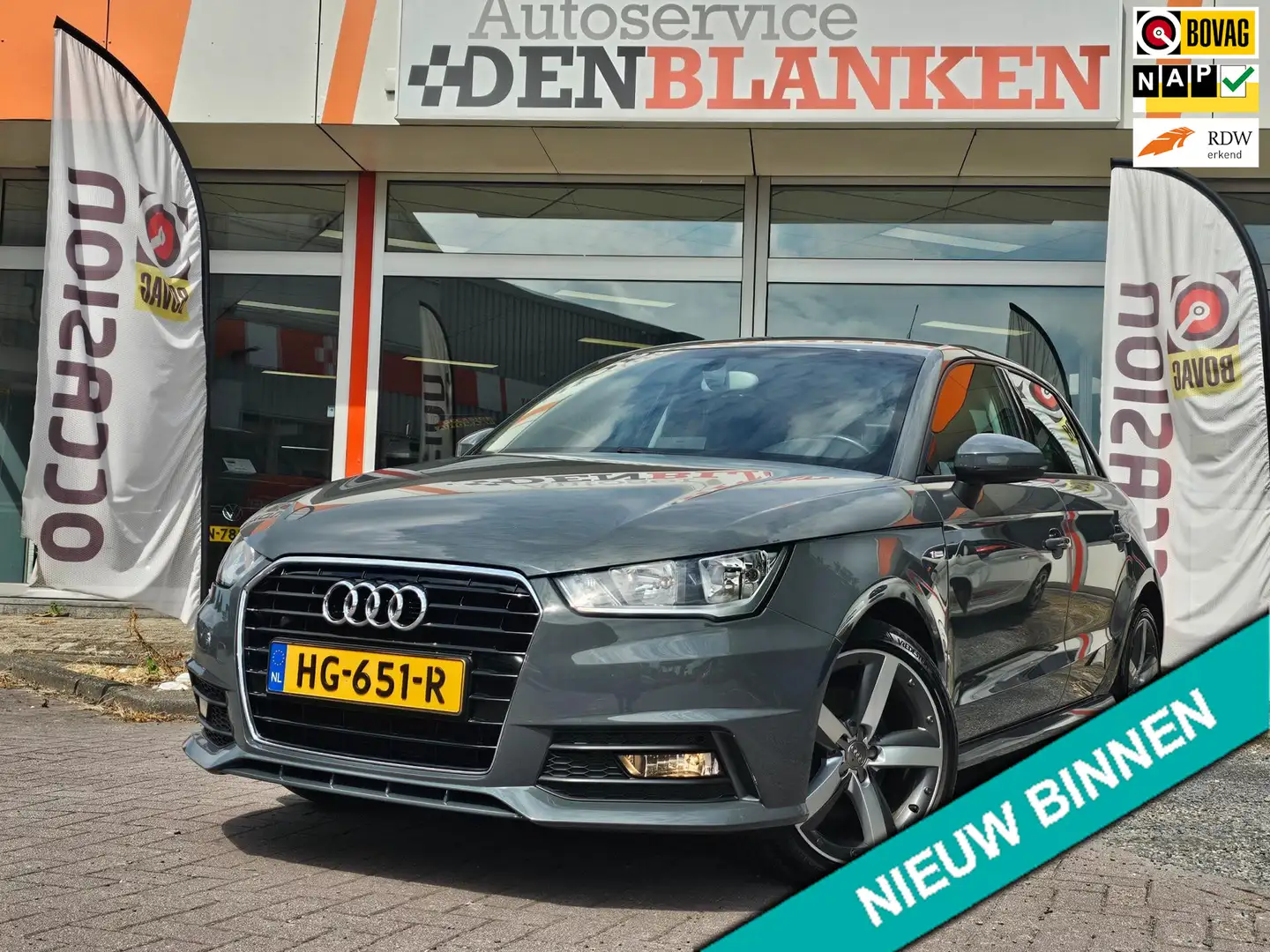 Audi A1 Sportback 1.4 TFSI Sport S Line 5drs BJ.11-2015 / Grijs - 1