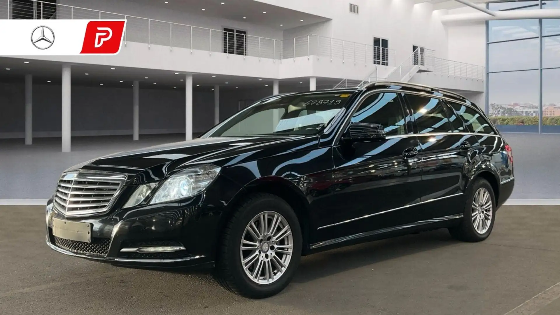 Mercedes-Benz E 220 CDI T 7-G tronic S-Dach Bi Xenon AHK 2HD Nero - 1