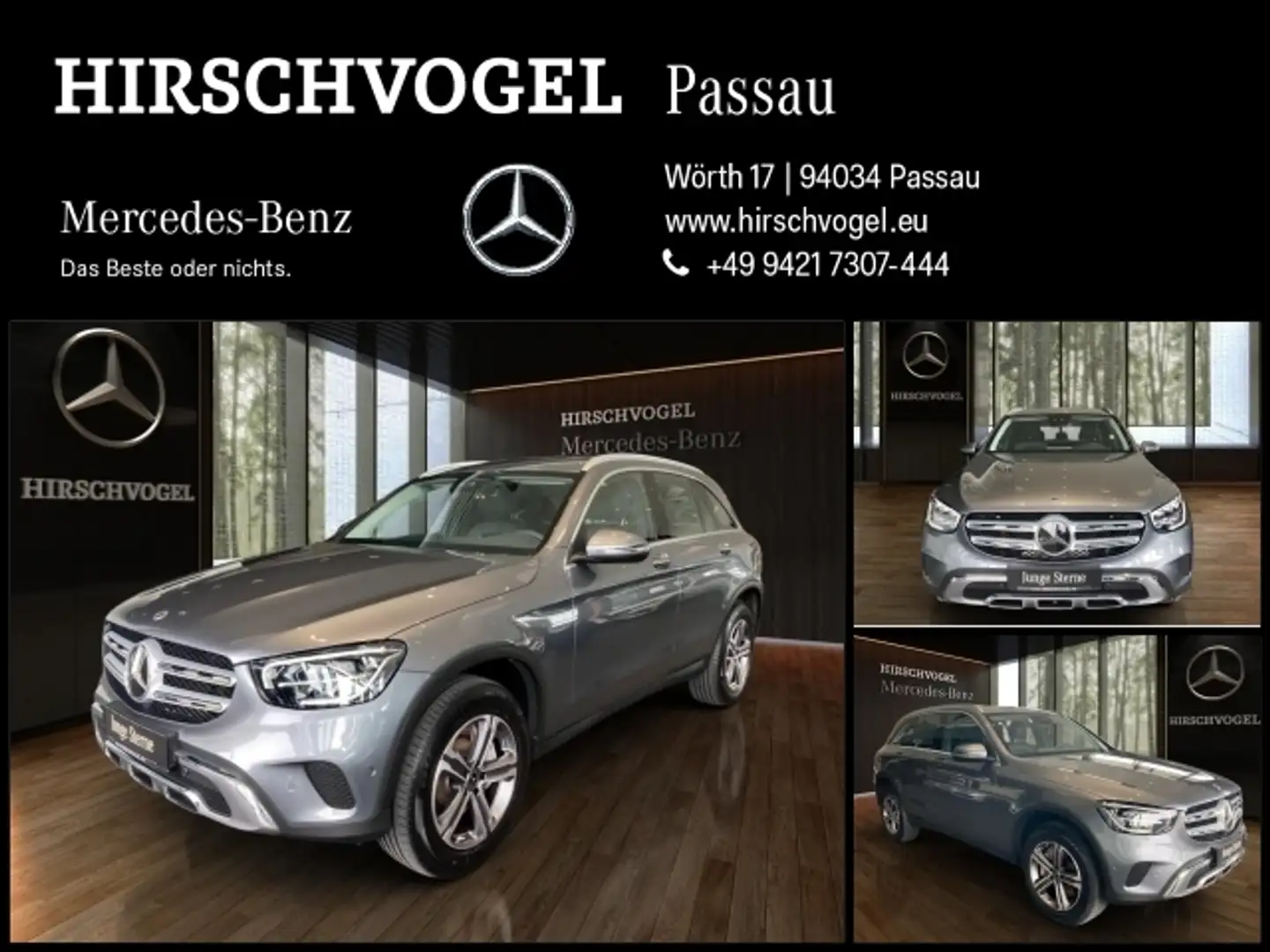 Mercedes-Benz GLC 300 de 4M EXCLUSIVE Int.+AHK+MBUX+Navi-P+LED Grijs - 1