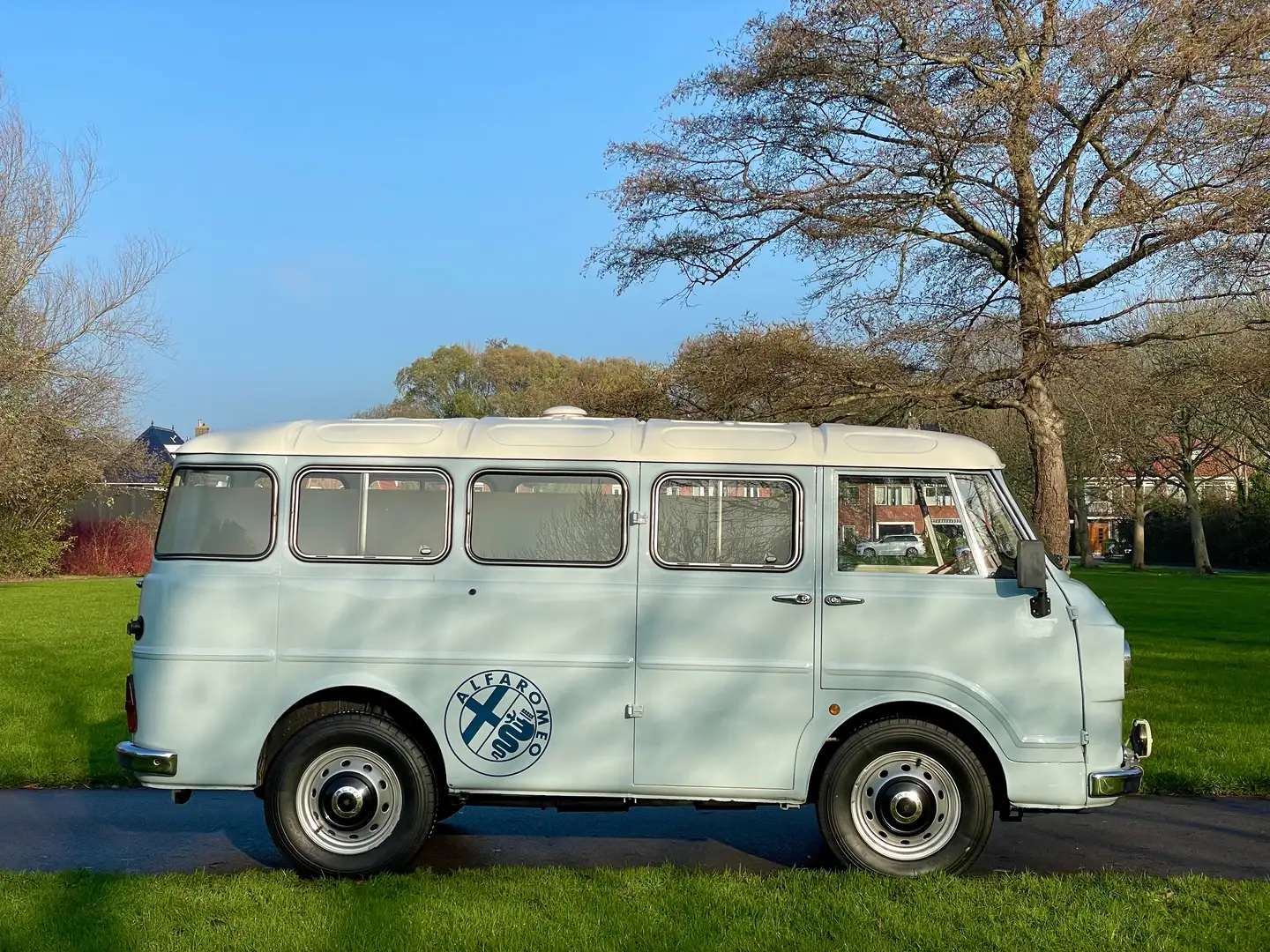 Alfa Romeo F12 Autotutto 1972. Een zeldzaam busje vol charme! Blauw - 2